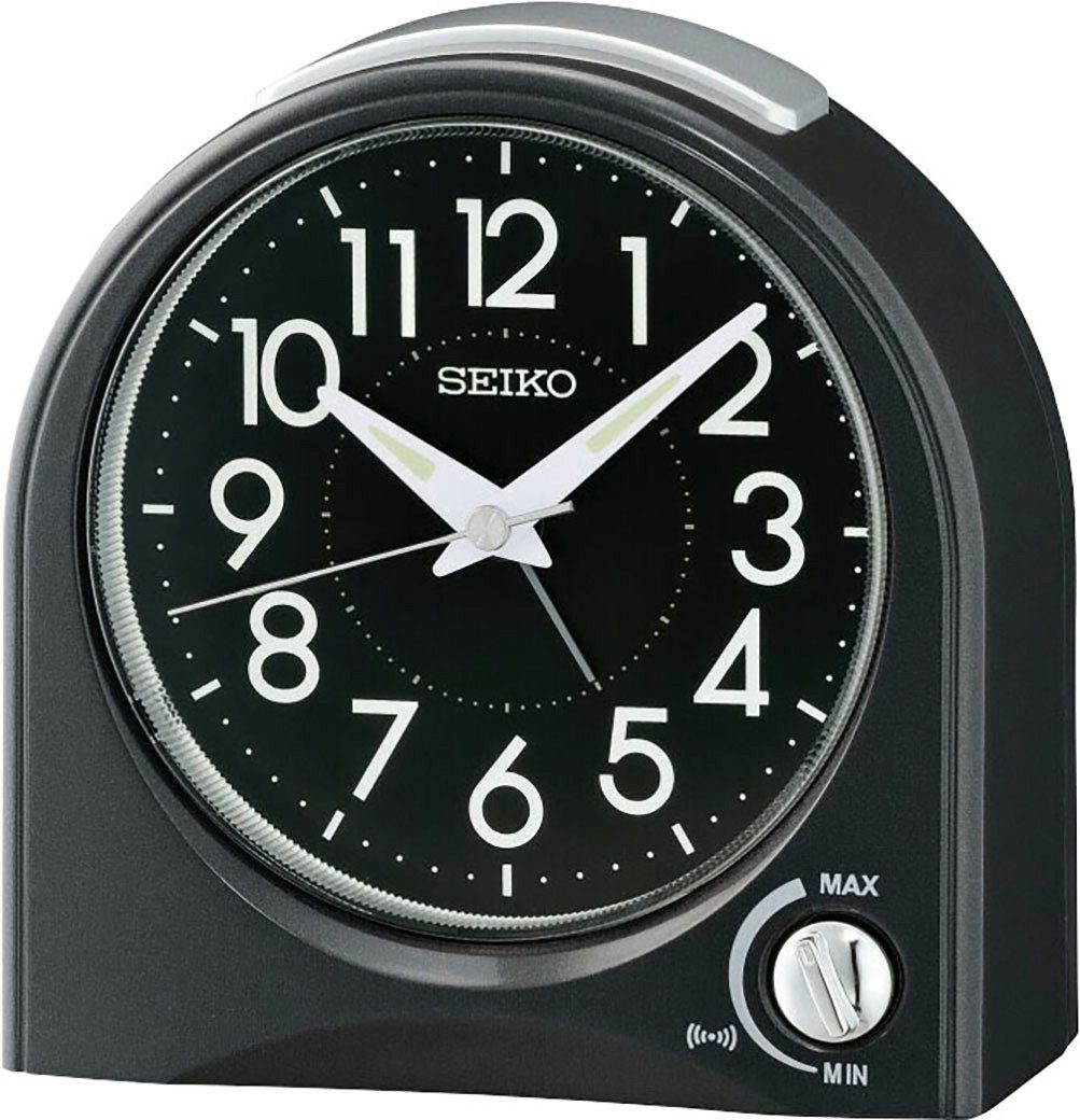 Seiko Quarzwecker Wecker, Reisewecker, Piepalarm,Schlafzimmer, Geschenkidee,Leuchtzeiger