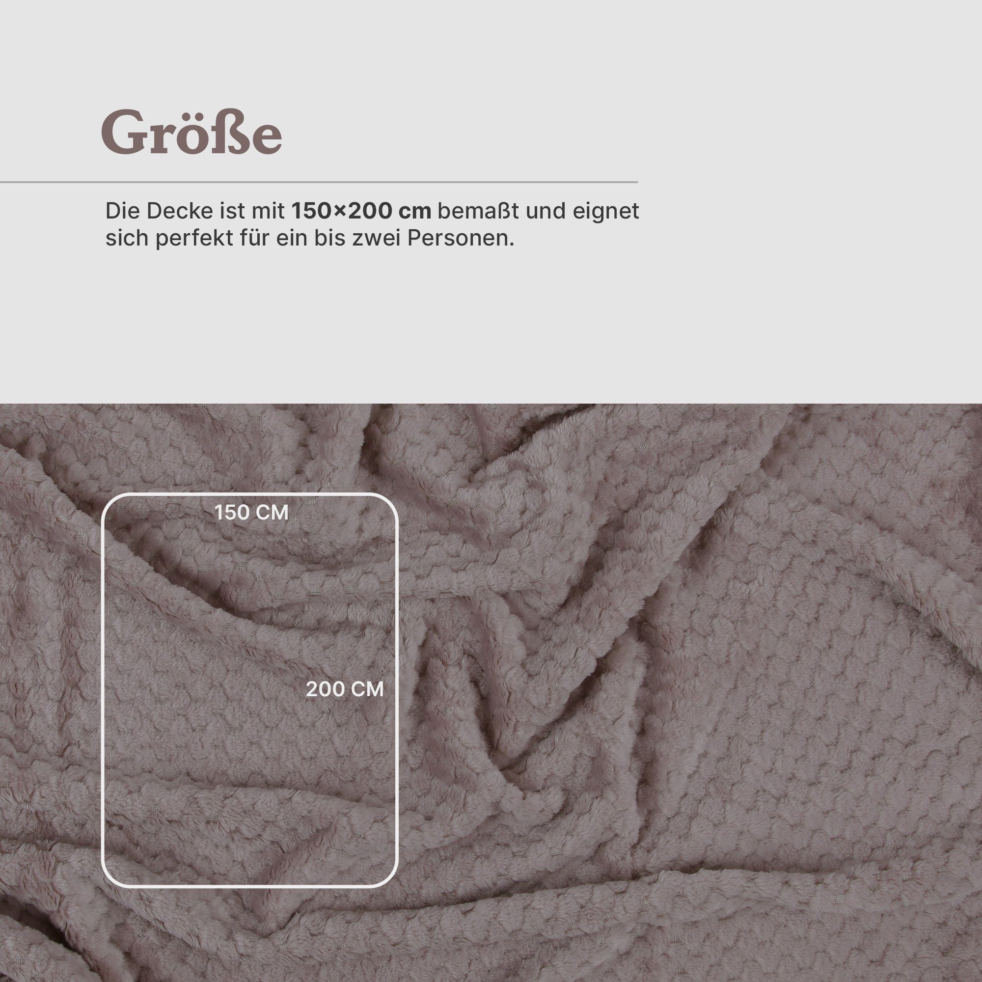 Wohndecke Flanell Decke 150x200cm, Bestlivings, Kuscheldecke günstig online kaufen