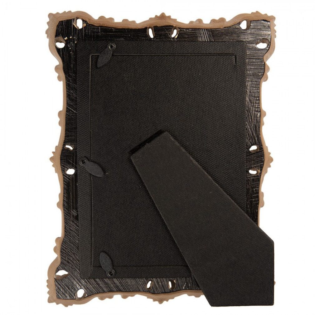 Clayre & Eef Bilderrahmen Bilderrahmen barock in gold-grau vintage 10 x 15 günstig online kaufen