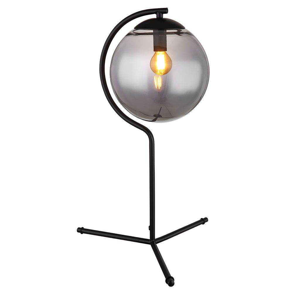 GLOBO LIGHTING LED Tischleuchte, Leuchtmittel nicht inklusive, Tischleuchte Schlafzimmerlampe Beistelllampe Designleuchte