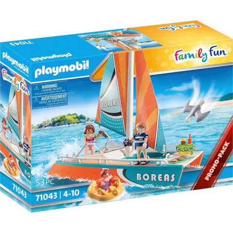 Playmobil® Konstruktions-Spielset Katamaran (71043), Family Fun, (53 St), Made in Europe