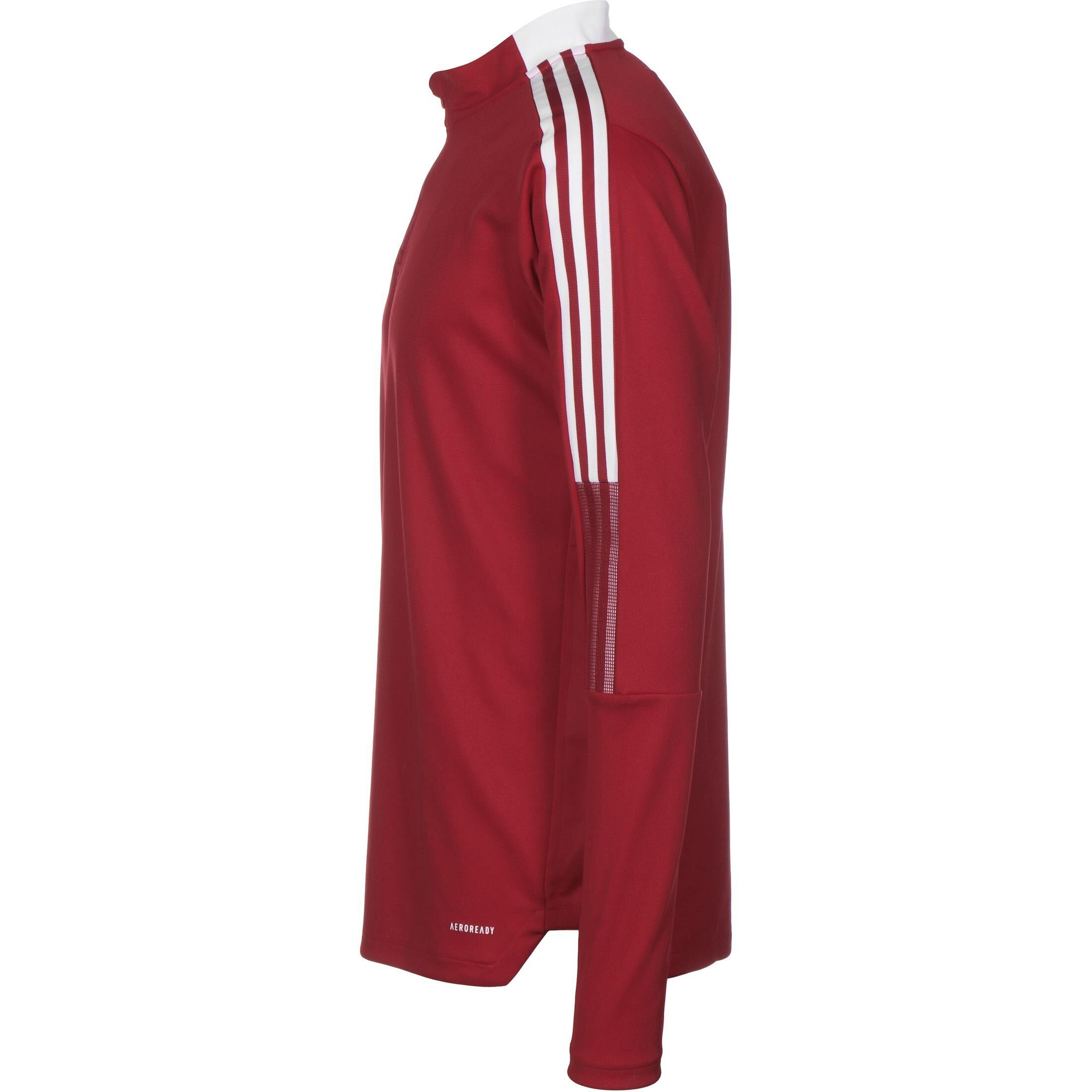 Trainingssweat weiß Sweatshirt Performance 21 adidas Herren Tiro / rot