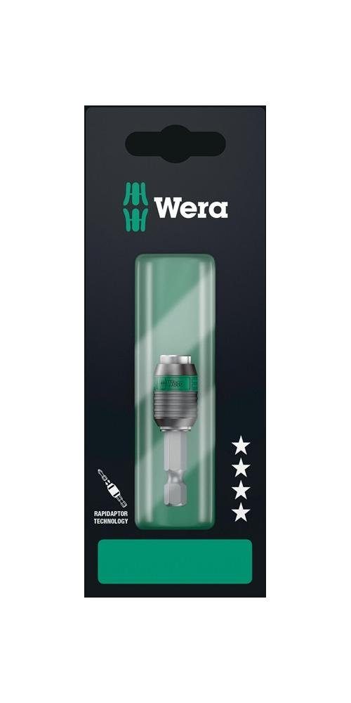 Wera Bit-Schraubendreher Bithalter 889/4/1 K SB 1/4 ″ F 6,3 1/4 ″ C 6,3 + E 6,3 Außensechskant / Innensechskant Länge 50 mm