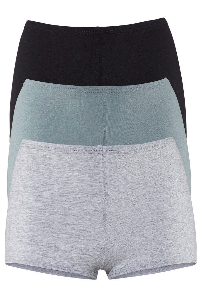 petite fleur Panty (3er-Pack) aus elastischer Baumwoll-Qualität