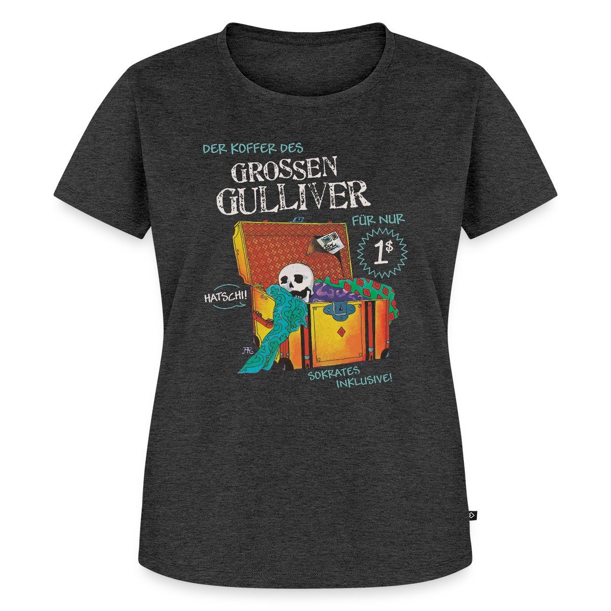 T-Shirt Die Drei Fragezeichen Und Der Sprechende Totenkopf Frauen Premium T-Sh