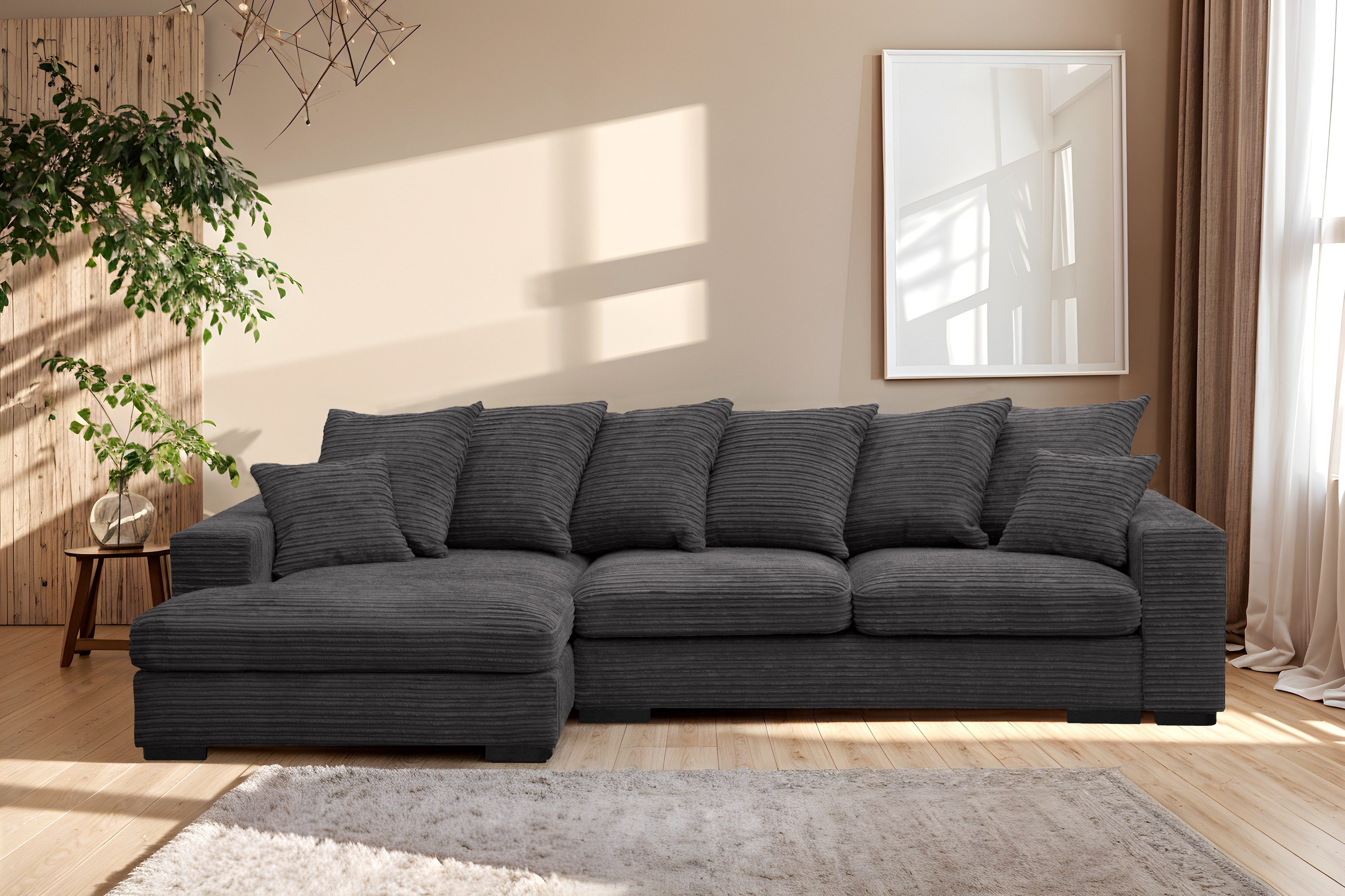 Kaiser Möbel Ecksofa Sofa L-form, Couch günstig online kaufen