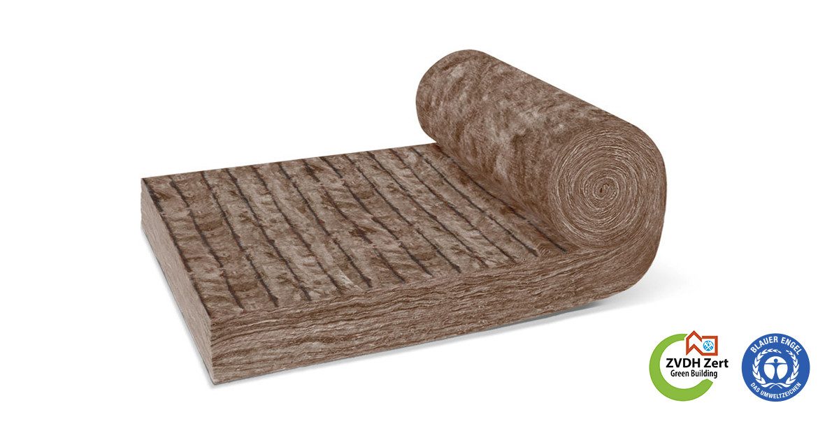 climowool Glaswolle Climowool Dämmpaket für ca. 160 m² - WLG 035/240 mm Klemmfilz, (Dämmpaket Komplettset, 1-St., Dämmpaket Komplettset)