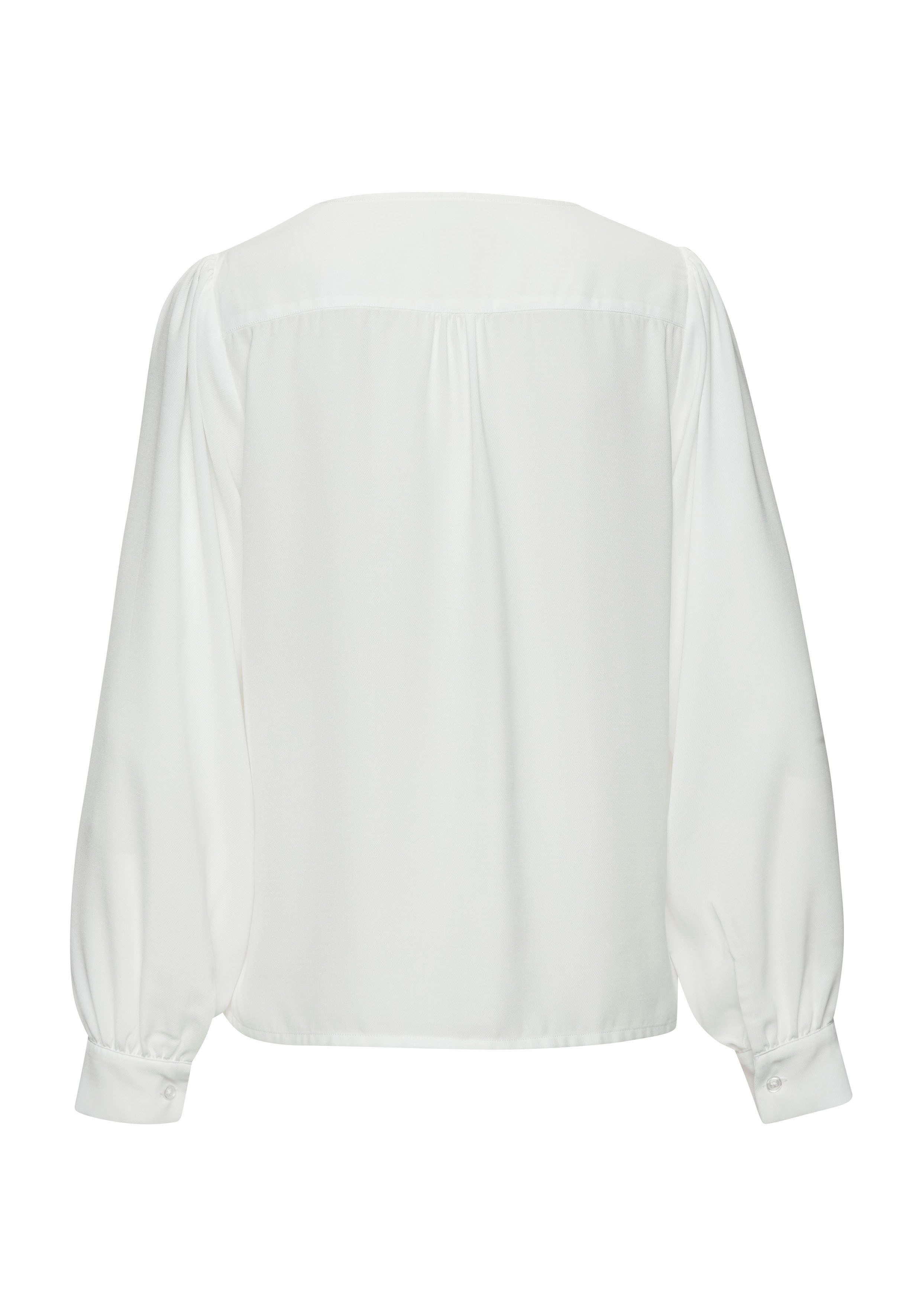 LASCANA Langarmbluse mit Reißverschlussdetail, elegante Damenbluse
