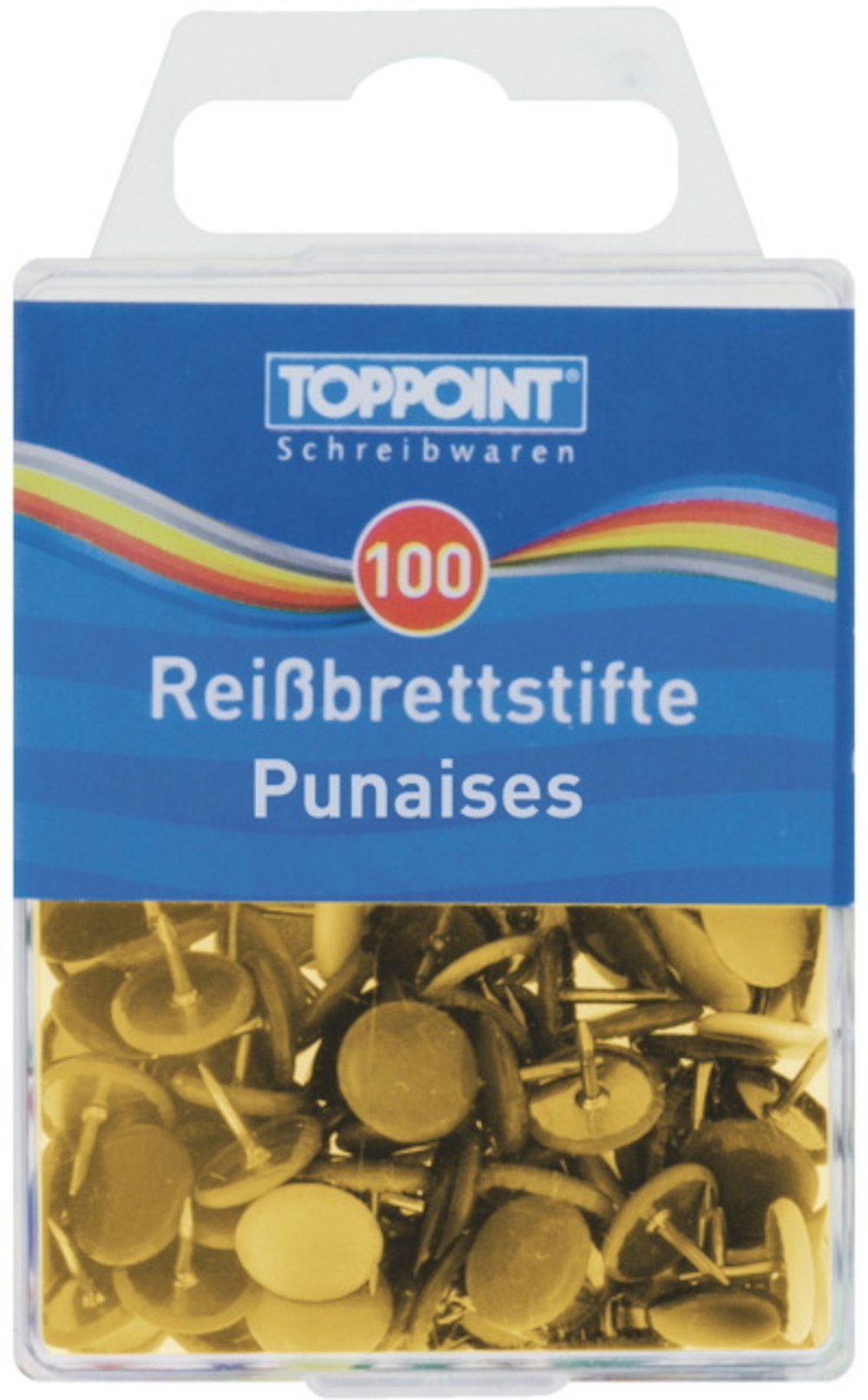 Heftzwecke 400 (4x 100Stk) Reißbrettstifte Reißzwecken Heftzwecken