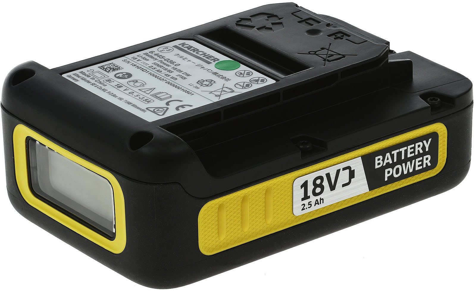 Kärcher Professional »Kärcher Akku Battery Power 18/25« Akku 2500 mAh (18 V)