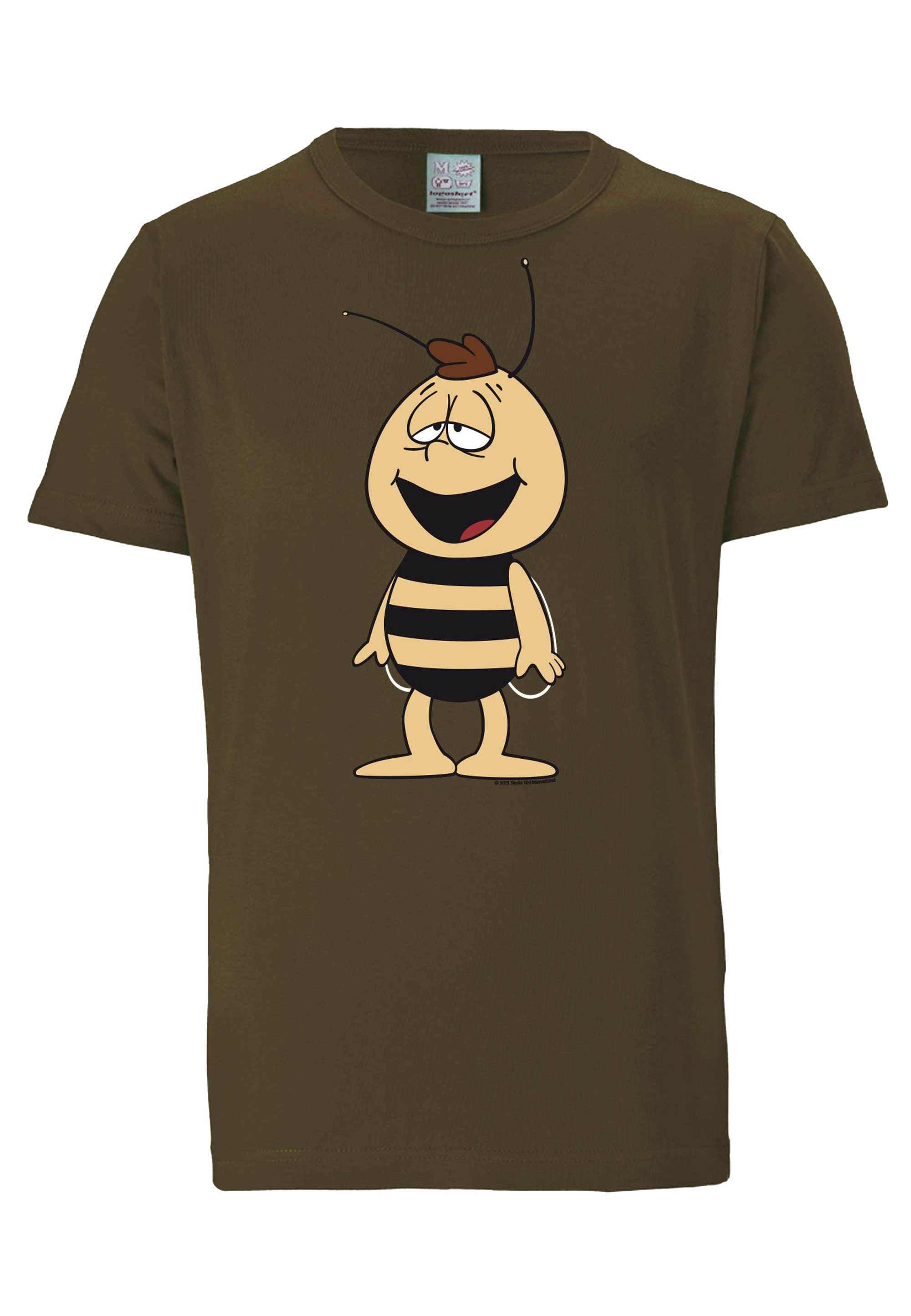 LOGOSHIRT T-Shirt Die Biene Maja - Willi mit coolem Print