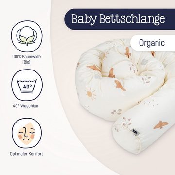 Babybett Bettschlange ORGANIC NIGHT & D (BHT 36x13x52 cm) BHT 36x13x52 cm bunt