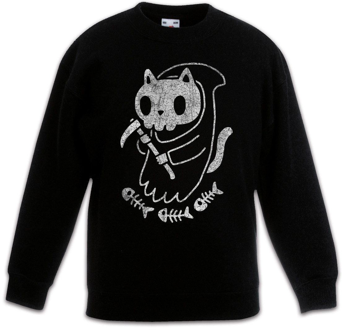 Sweatshirt Cat Reaper II Kinderpullover Cats Katze Katzen Reaper Love Liebe Kitty