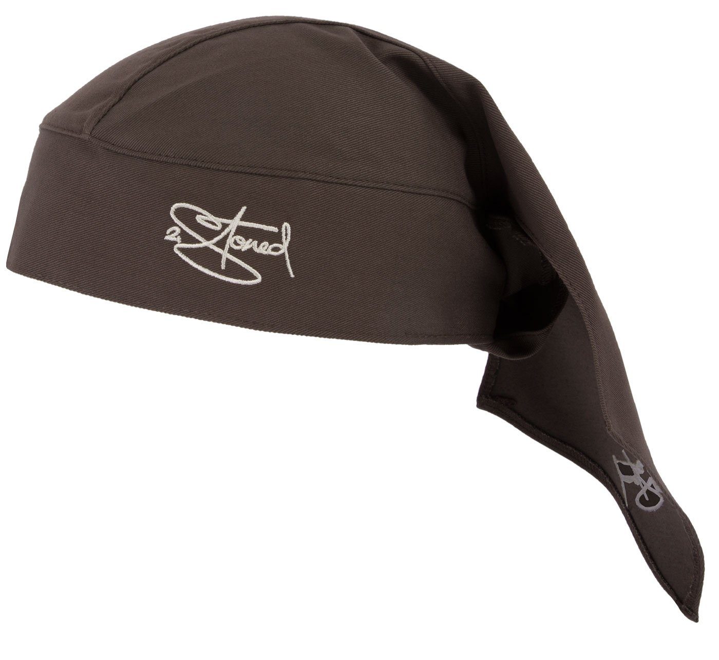 2Stoned Bandana Kopftuch Biker Cap Classic bestickt für Damen, Herren und Kinder, Einheitsgröße