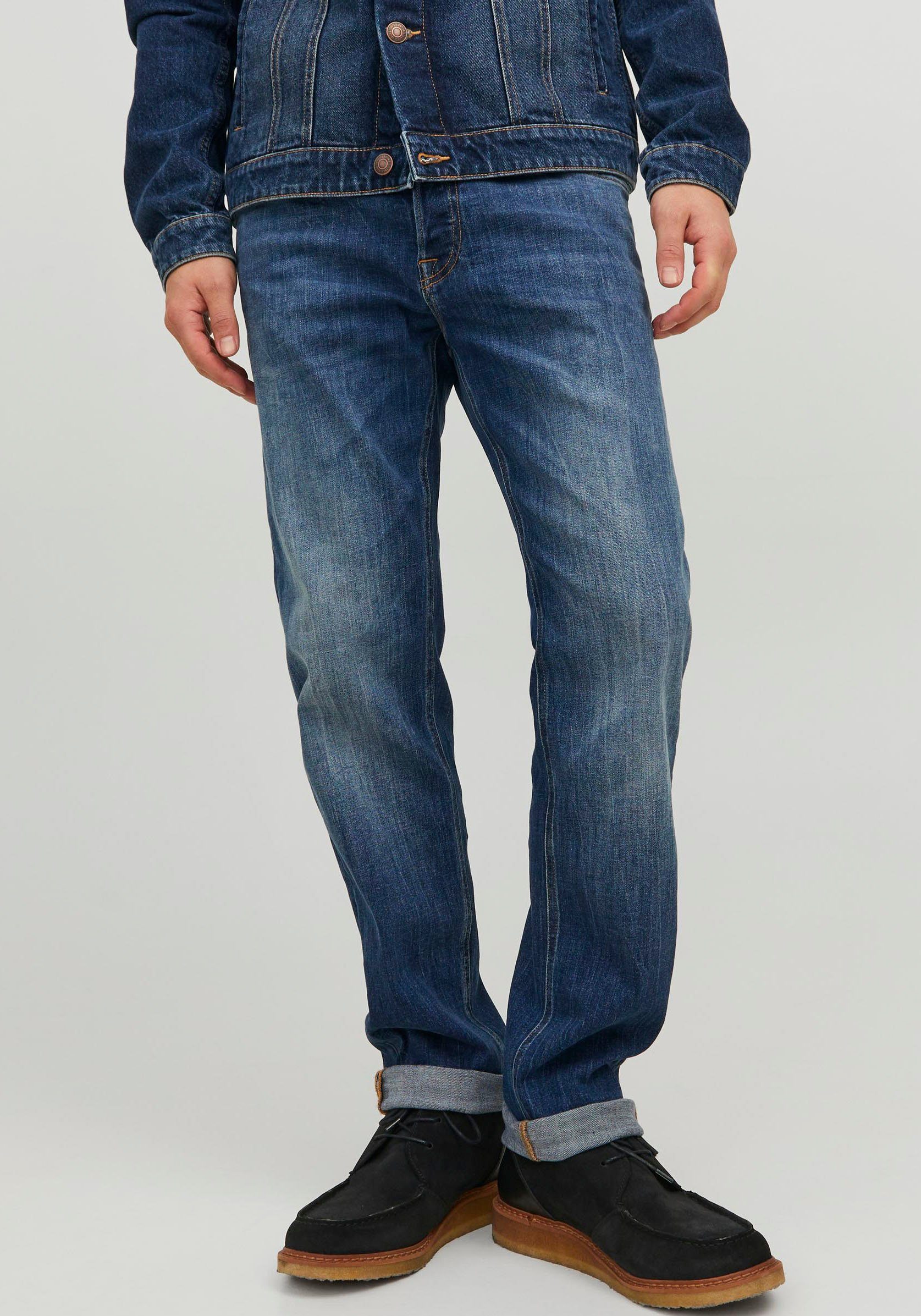 Jack & Jones Tapered-fit-Jeans JJIMIKE JJORIGINAL günstig online kaufen
