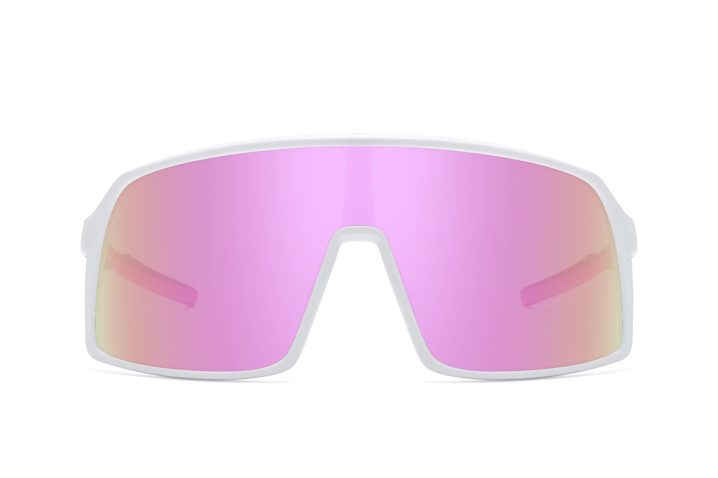 weißlila Unisex PACIEA Fahrradbrille Sportbrille leicht Damen polarisiert Fahrradbrille Herren