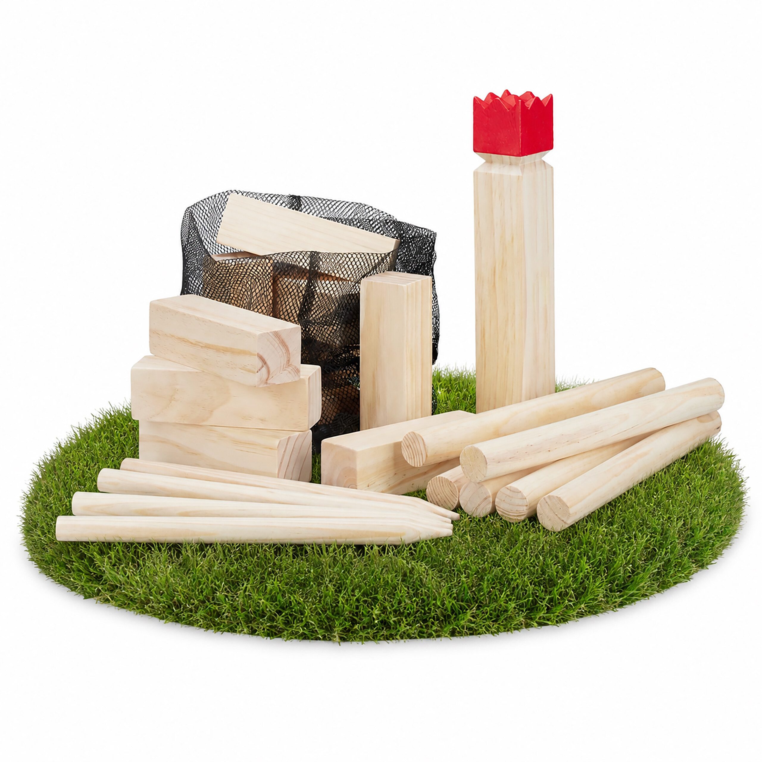 relaxdays Spiel Kubb Wikingerspiel, Kubb Wikingerspiel
