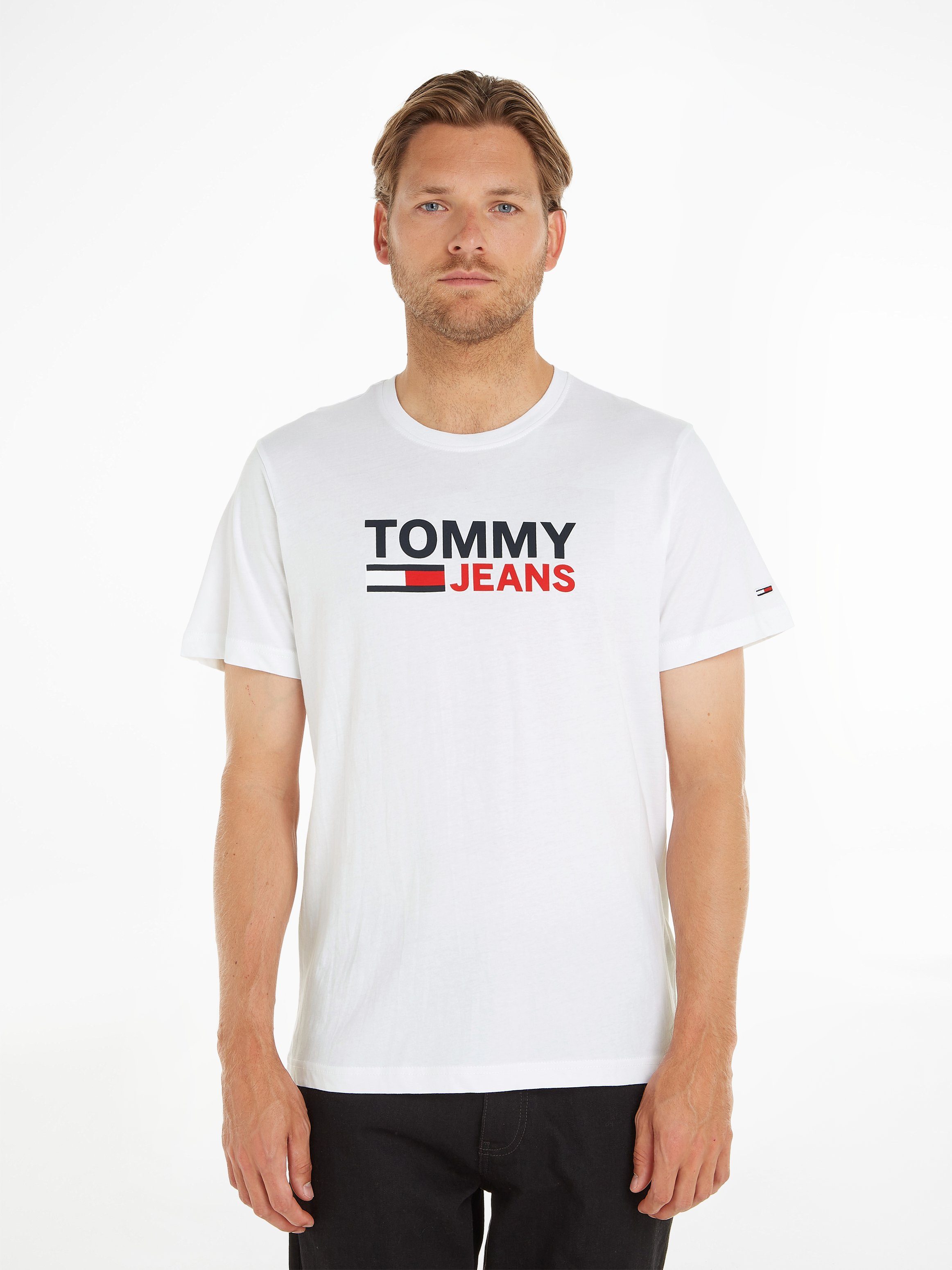 Tommy Jeans T-Shirt TJM CORP LOGO TEE White