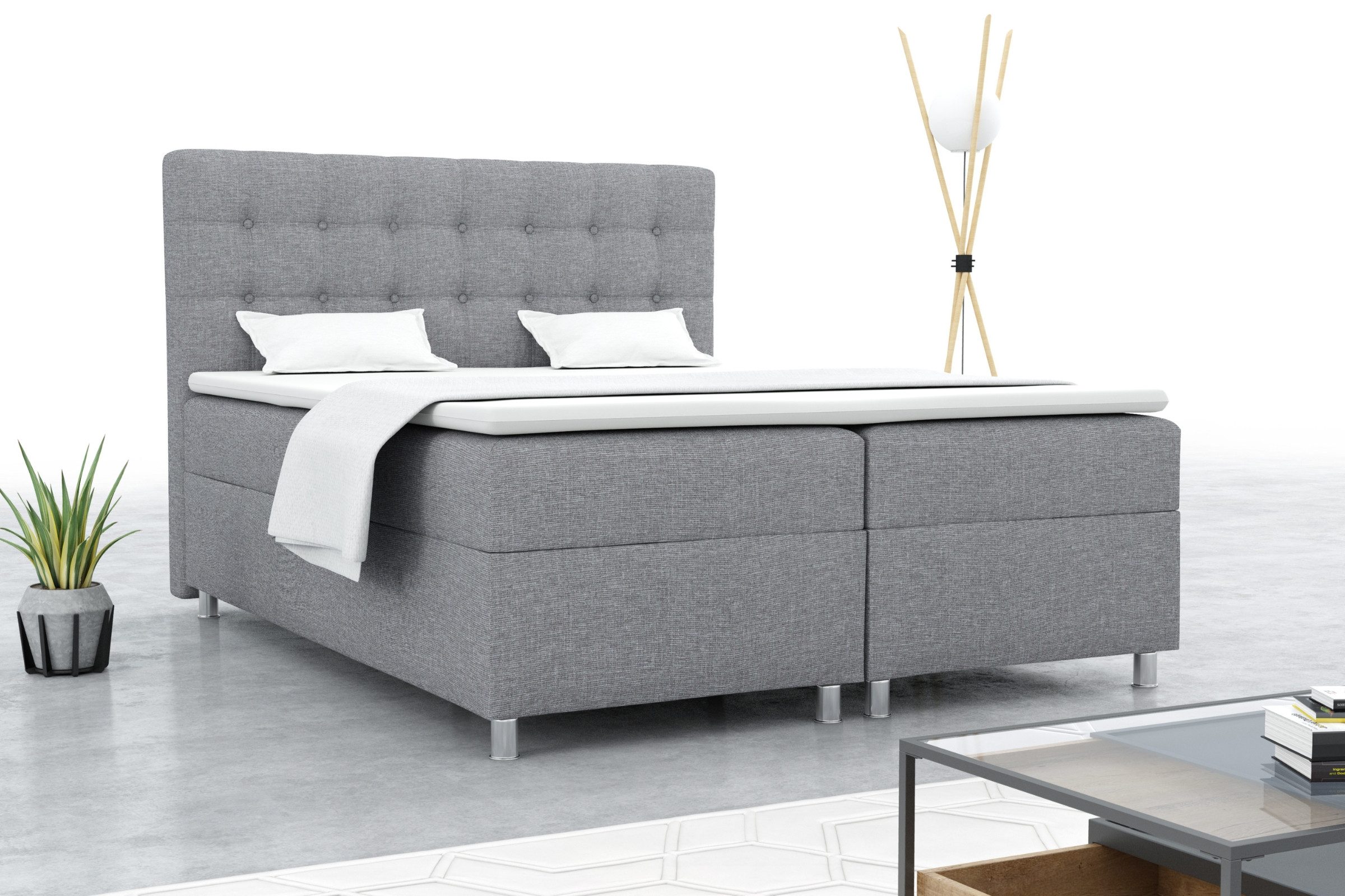 Deine Möbel 24 Boxspringbett BRILL Komplettbett günstig online kaufen