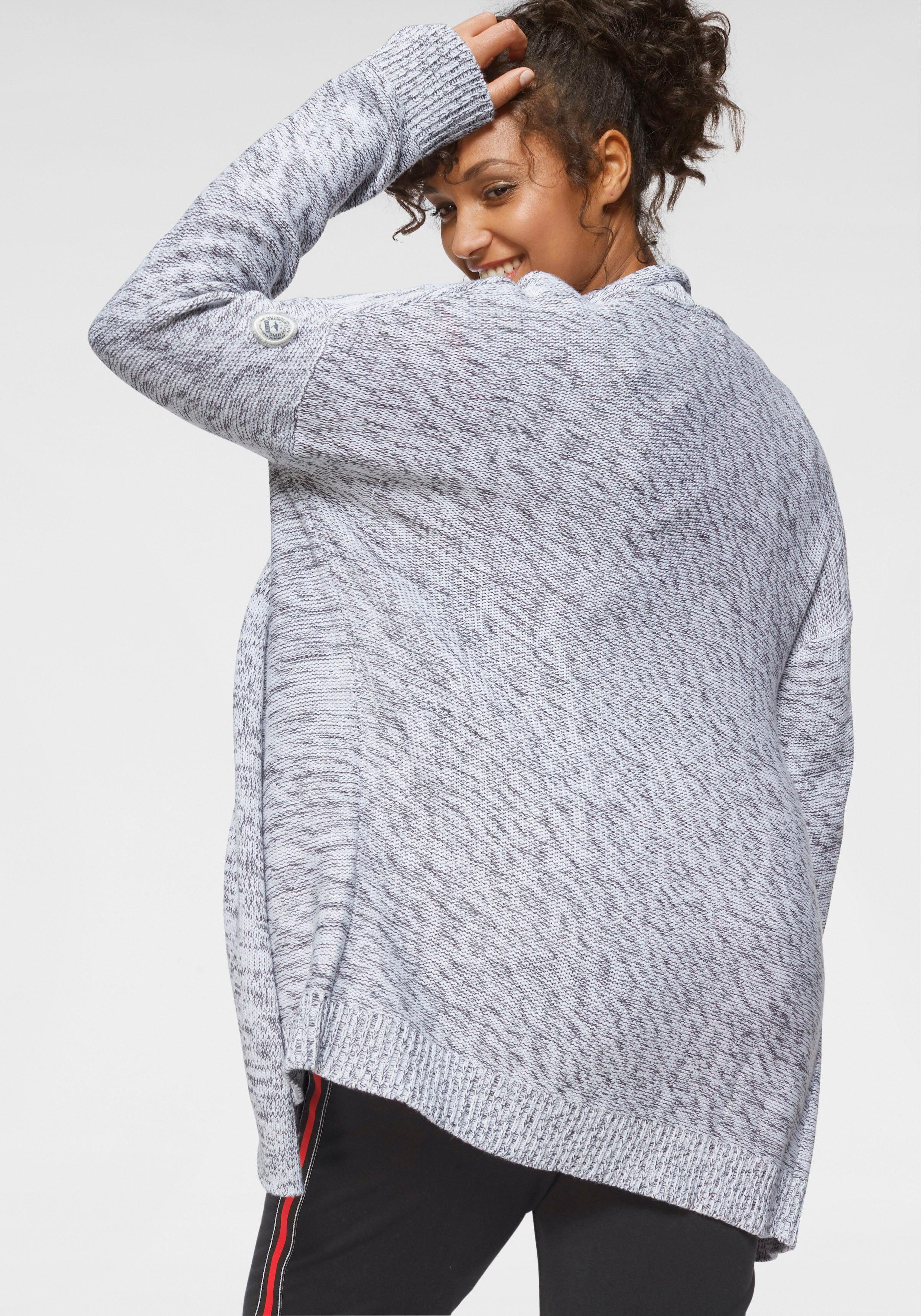 KangaROOS Strickjacke in meliertem Obermaterial