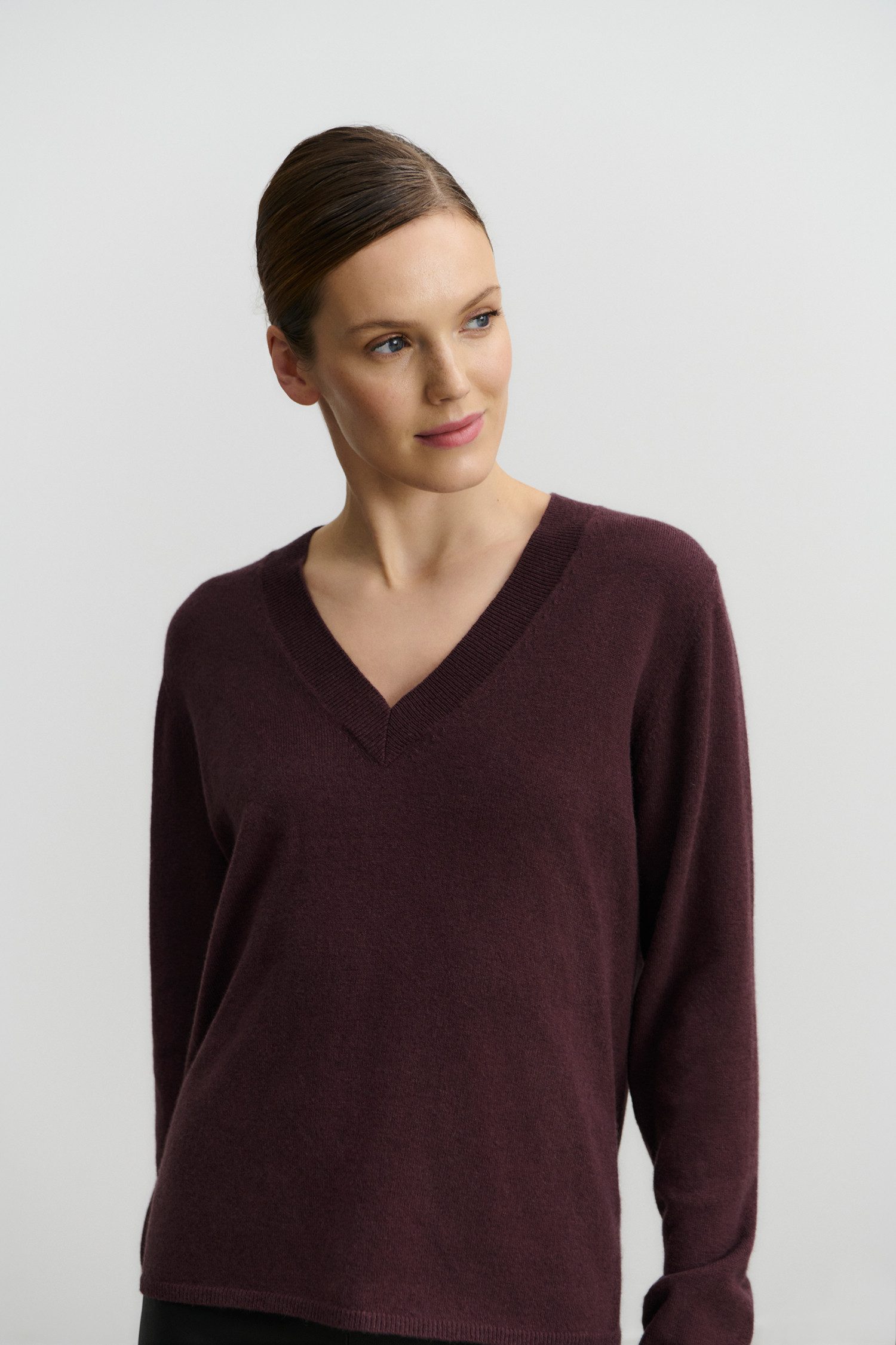 rosemunde V-Ausschnitt-Pullover Laica v-neck V-Ausschnitt, Langarm, günstig online kaufen