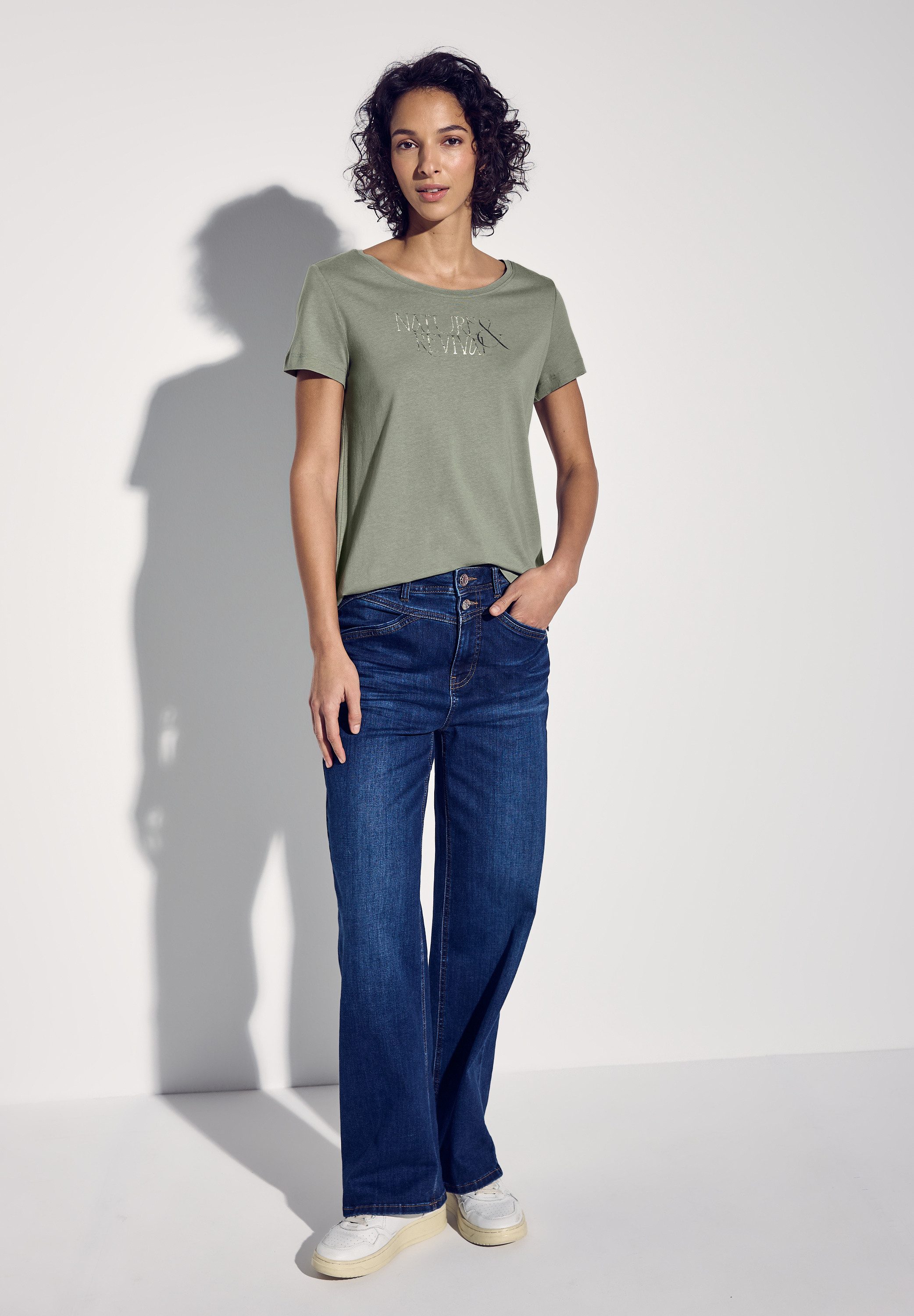 STREET ONE T-Shirt im soften Baumwoll-Mix