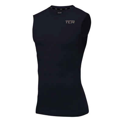 TCA Tanktop TCA Herren Kompressions-Baselayer Weste - Dunkelblau (1-tlg)