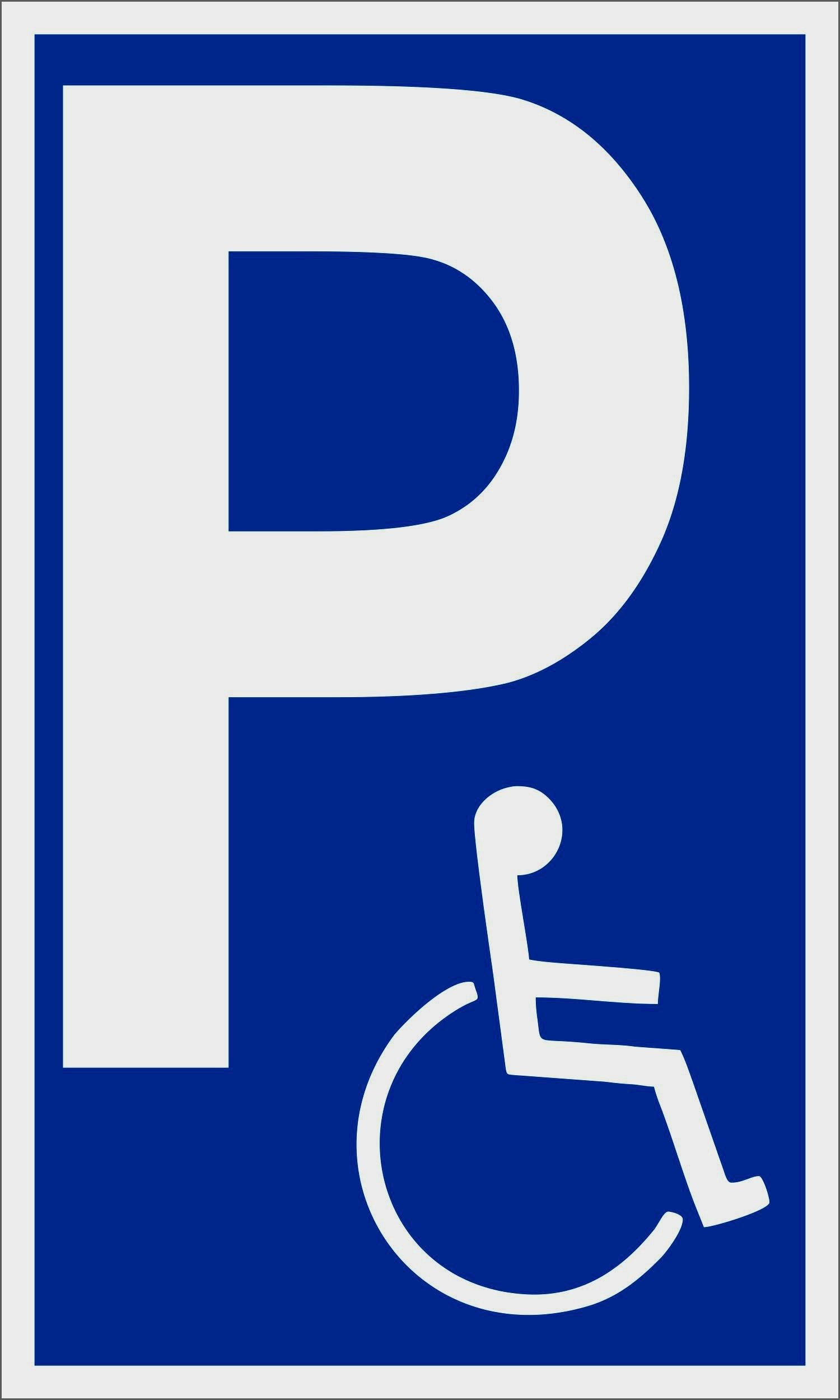 Hermann Schütz Hinweisschild Behindertenparkplatz 150 x 250 mm Kunststoff, (1 St)