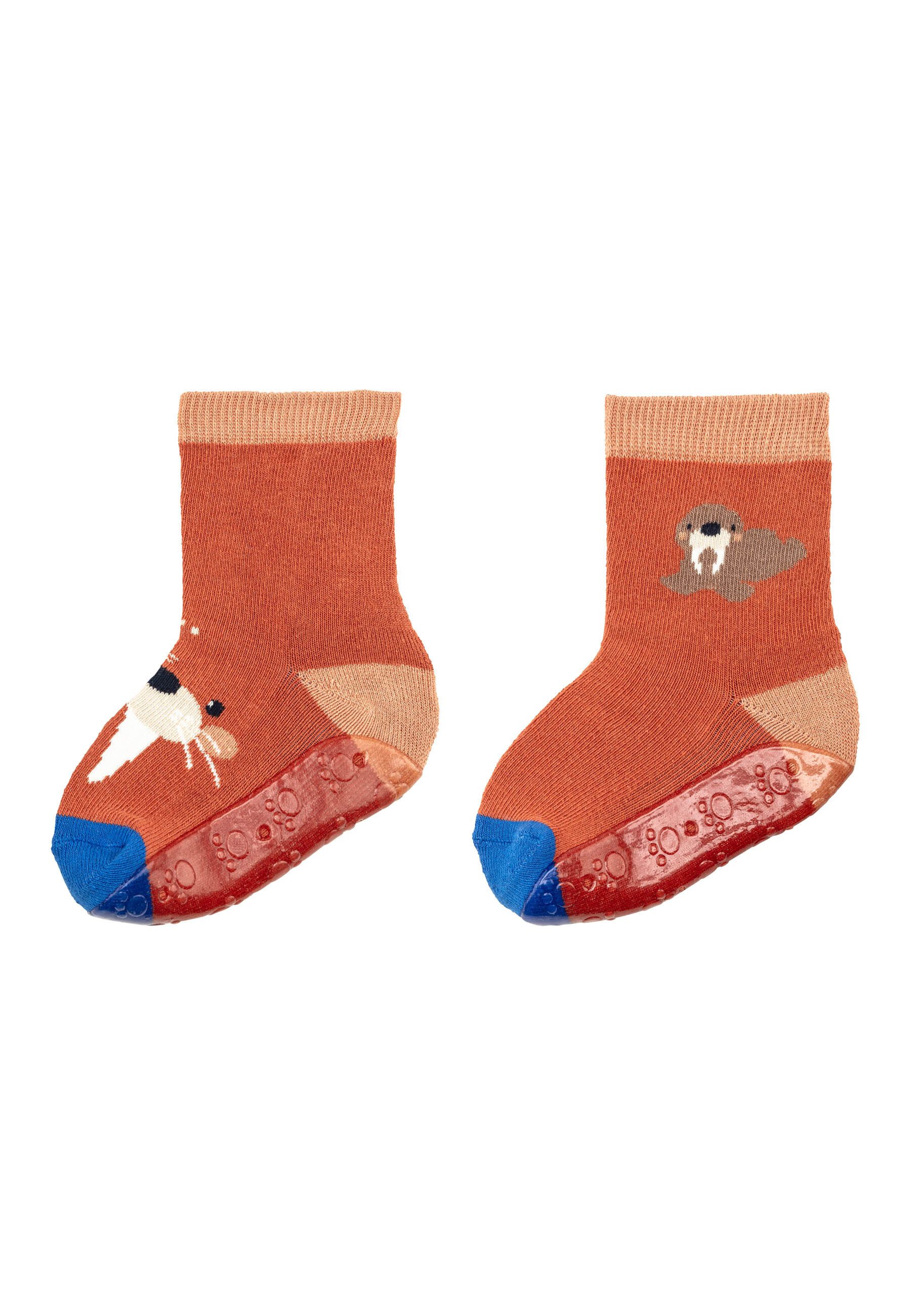 ABS-Socken Fliesen Flitzer AIR Walross, 2er-Pack