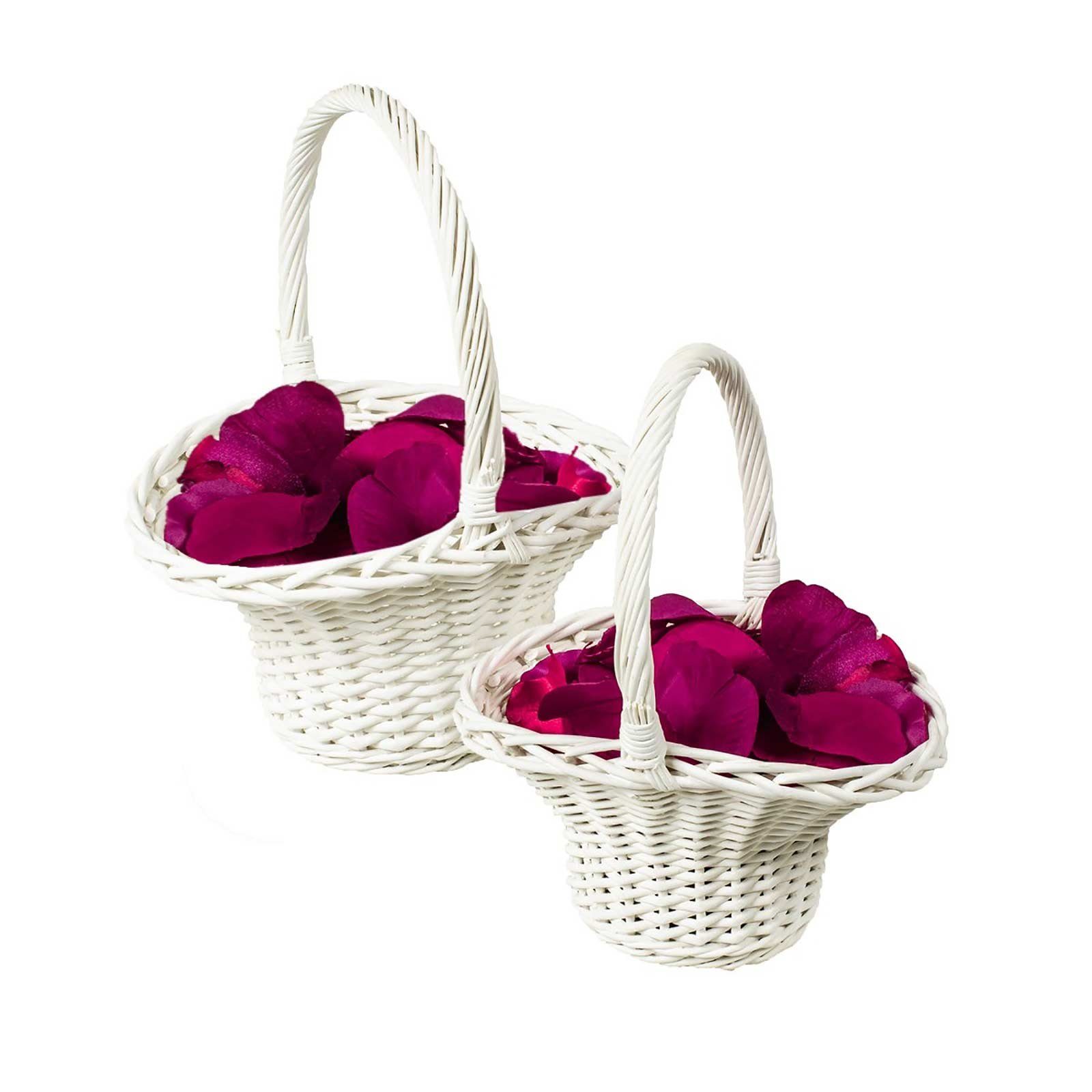 maDDma Dekokorb 2er-Set Blumenstreukorb, Blumenstreukörbchen, Blumenkinder günstig online kaufen
