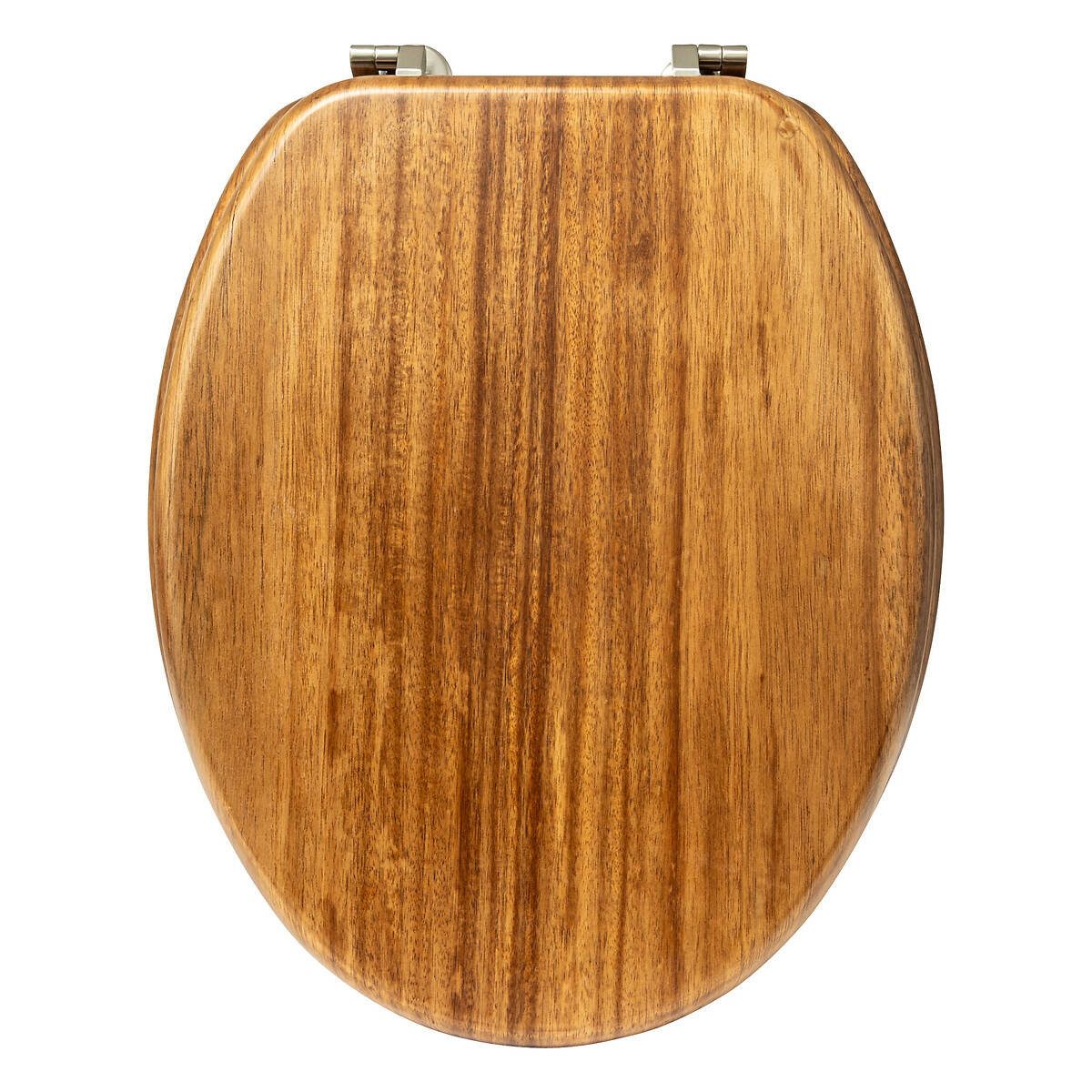 5five Simply Smart WC-Sitz Toilettensitz aus Holz ACACIA, 46,5 x 37,3 x 6,4 cm