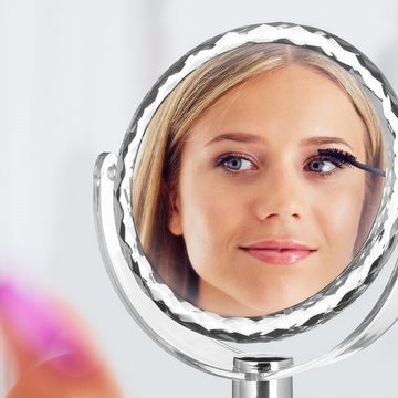 relaxdays Kosmetikspiegel 2 x Kosmetikspiegel Vergrößerung