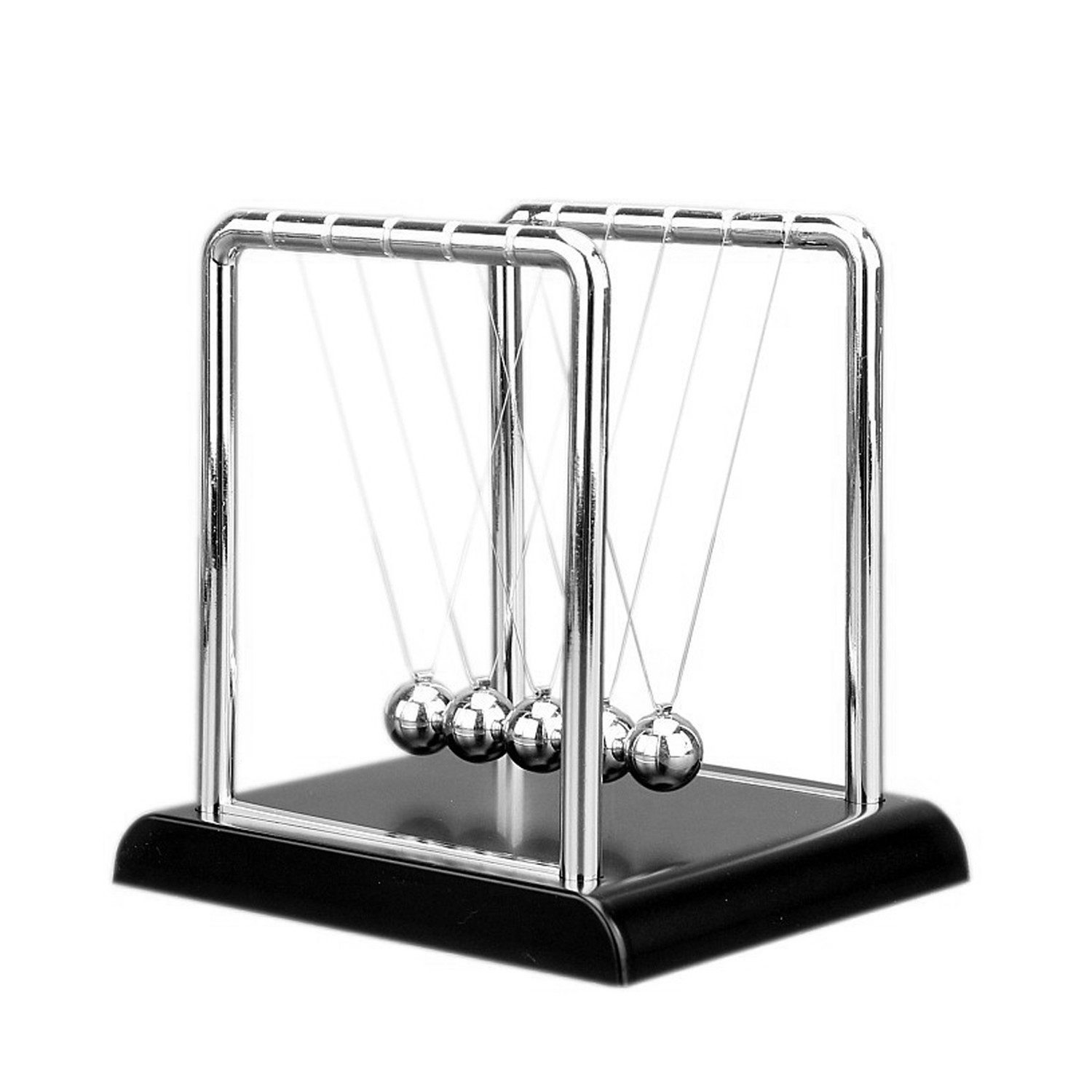 Dekoobjekt Newton Pendel klassisches Kugelstoßpendel Kugelpendel Physik Deko