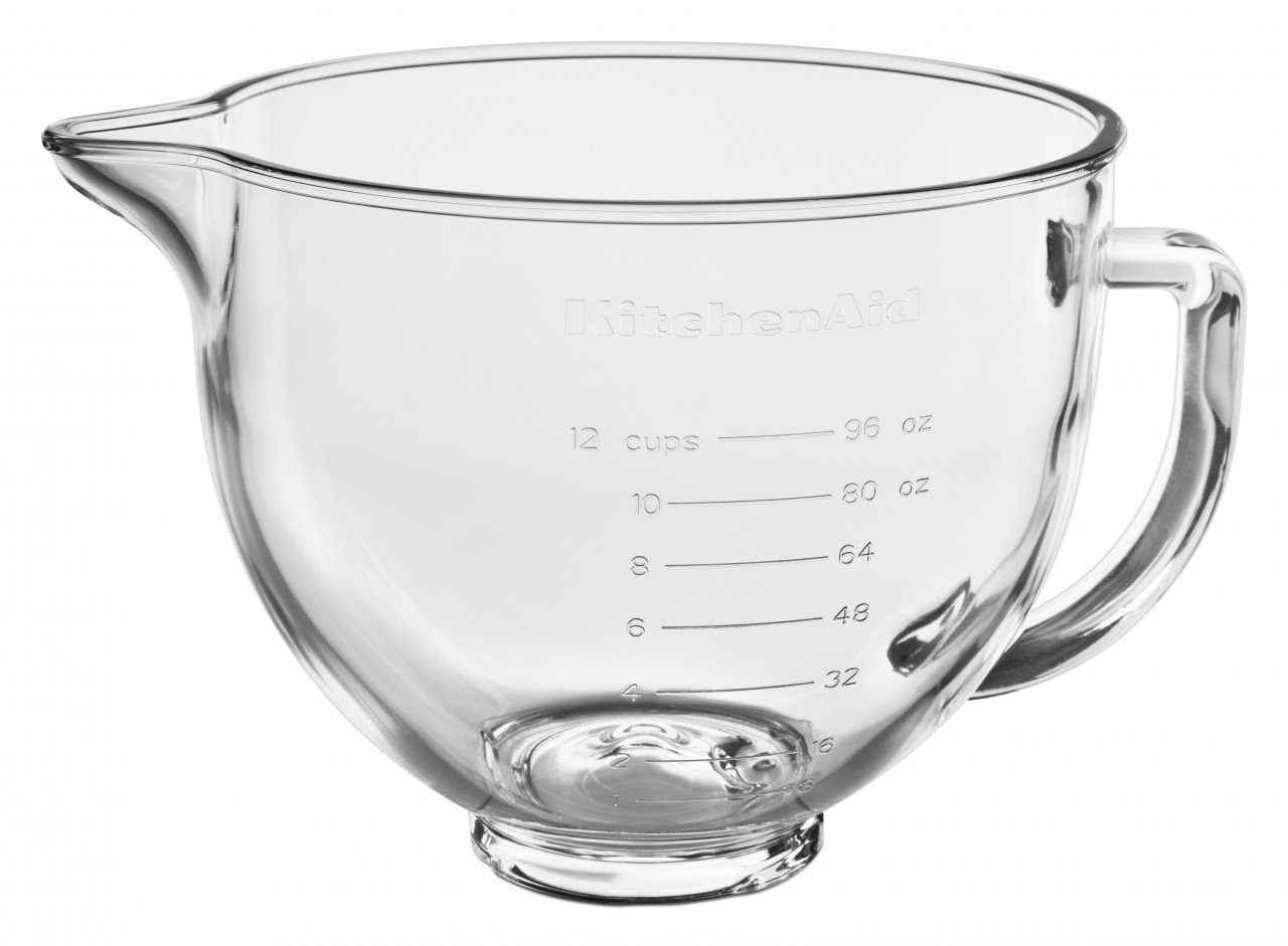 KitchenAid Küchenmaschinenschüssel KitchenAid 4,8 L Klarglasschüssel 5KSM5GB