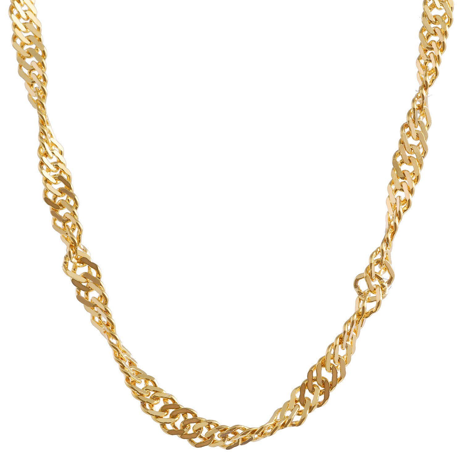 HOPLO Goldkette Goldkette Singapurkette Halskette Breite günstig online kaufen