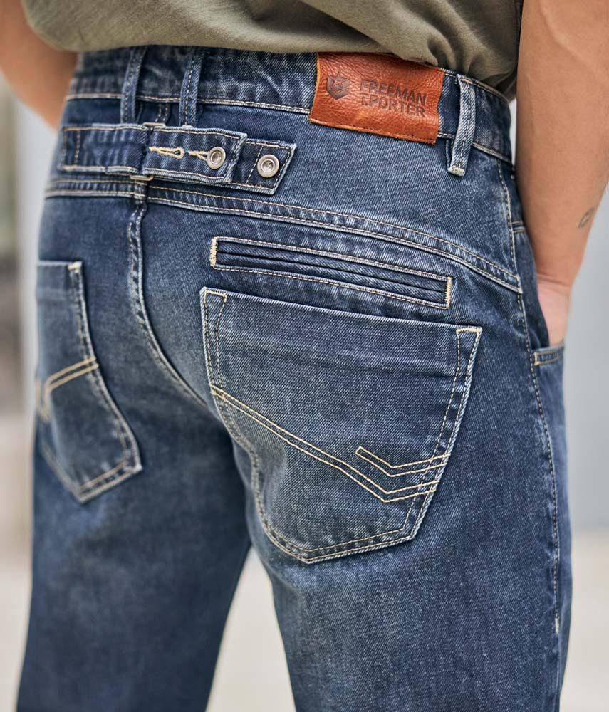Freeman T. Porter Straight-Jeans Eddy Denim Befton – Bild 5 von 5