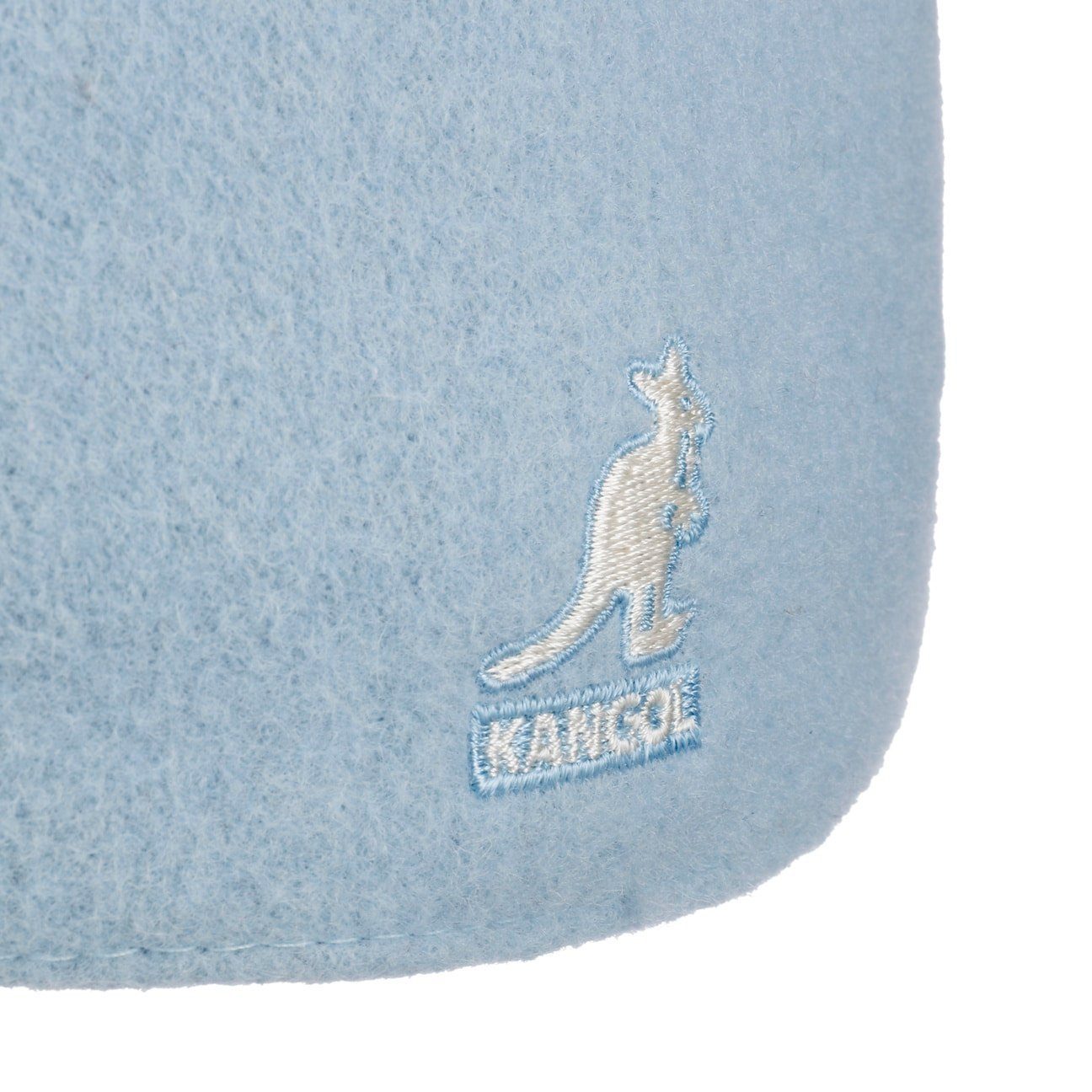 Schirm mit Kangol Flat (1-St) hellblau Cap Schiebermütze