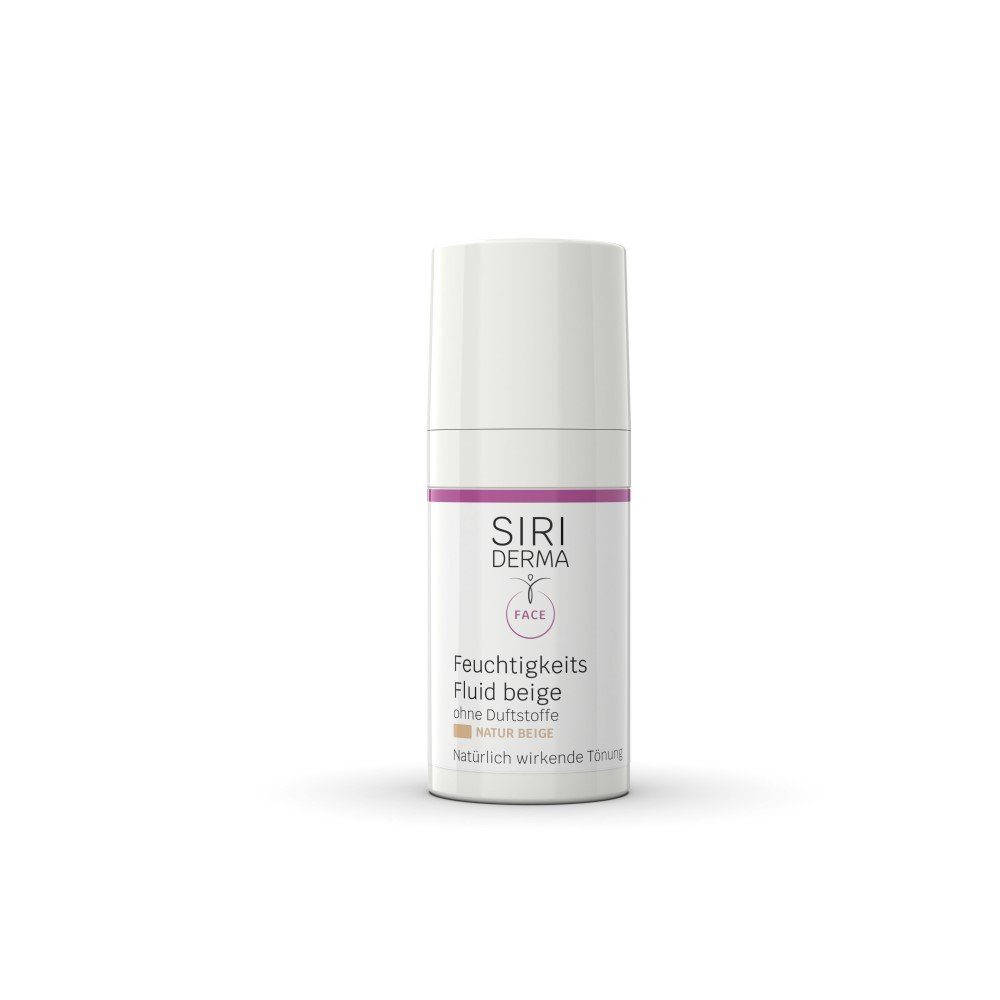 Siriderma ohne Duft ml, Hautverträglich Make-up beige Sehr 15 Feuchtigkeits-Fluid natur Siriderma