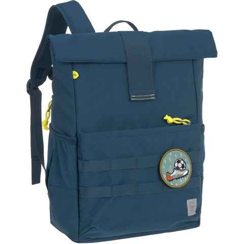 LÄSSIG Kinderrucksack Medium Rolltop Backpack, navy, aus recycelten PET-Flaschen