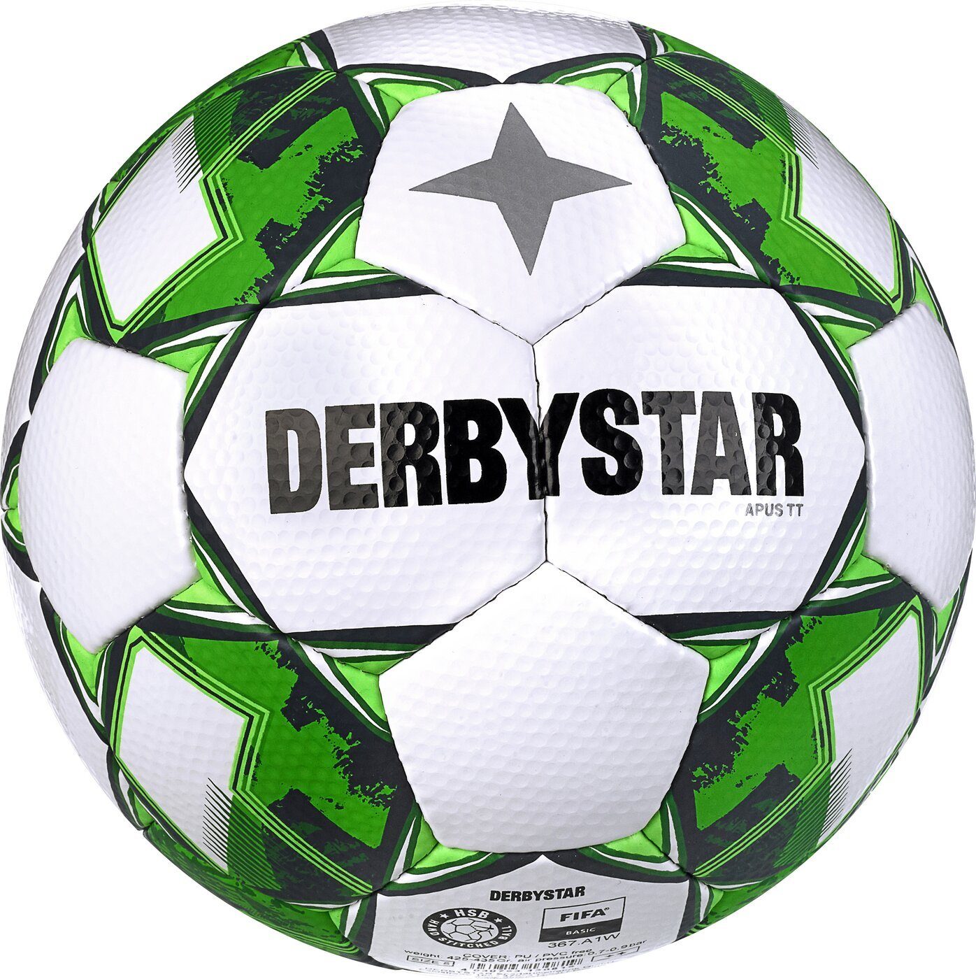 Apus TT Derbystar Fußball WEISS GRÜN v23