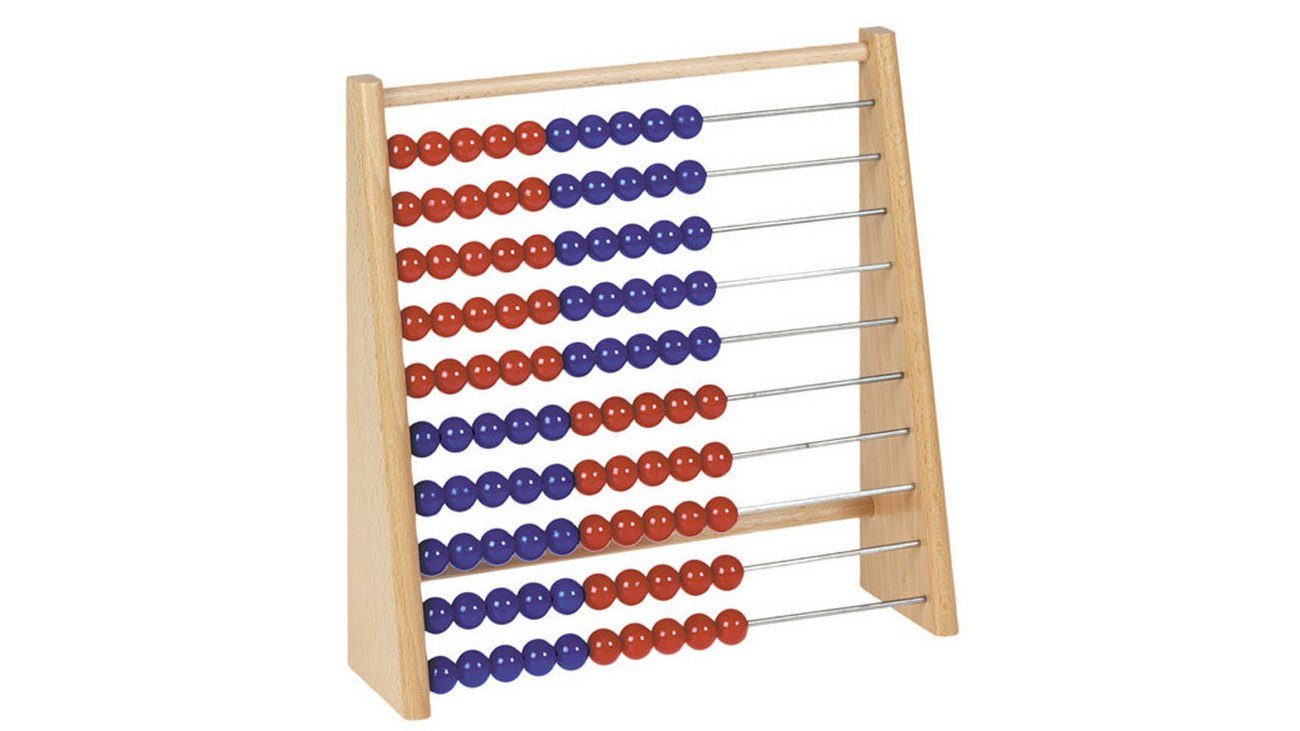 Betzold Lernspielzeug Rechenrahmen, groß – Lernhilfe Mathematik Kinder Zahlen