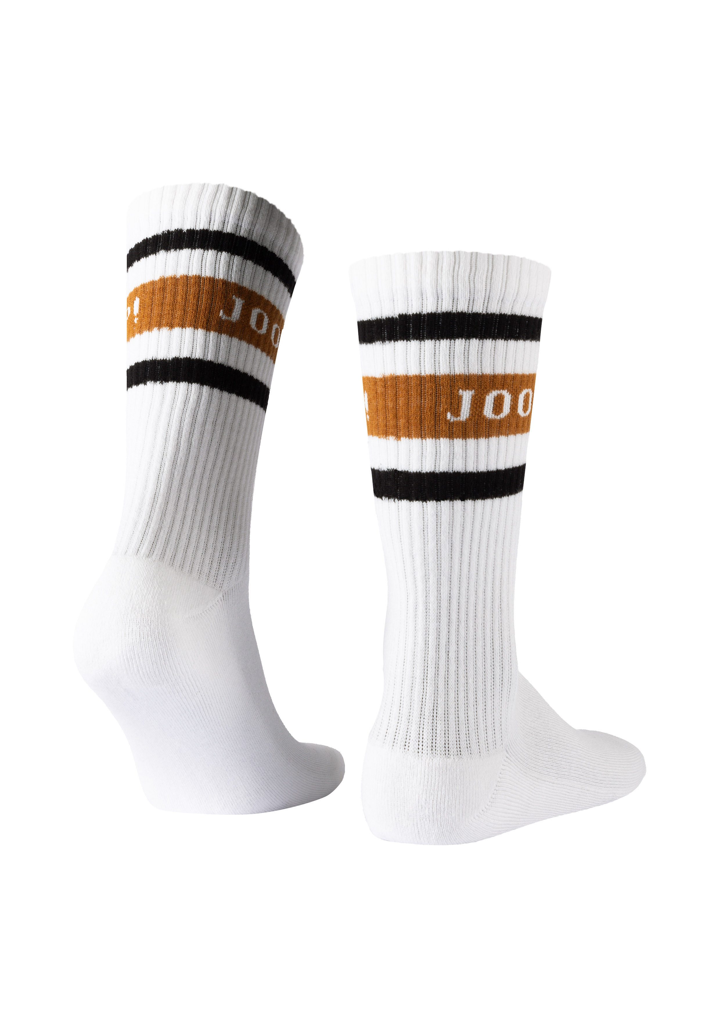 JOOP! Tennissocken premium essentials (2 Paar) am Bund mit Logoschriftzug