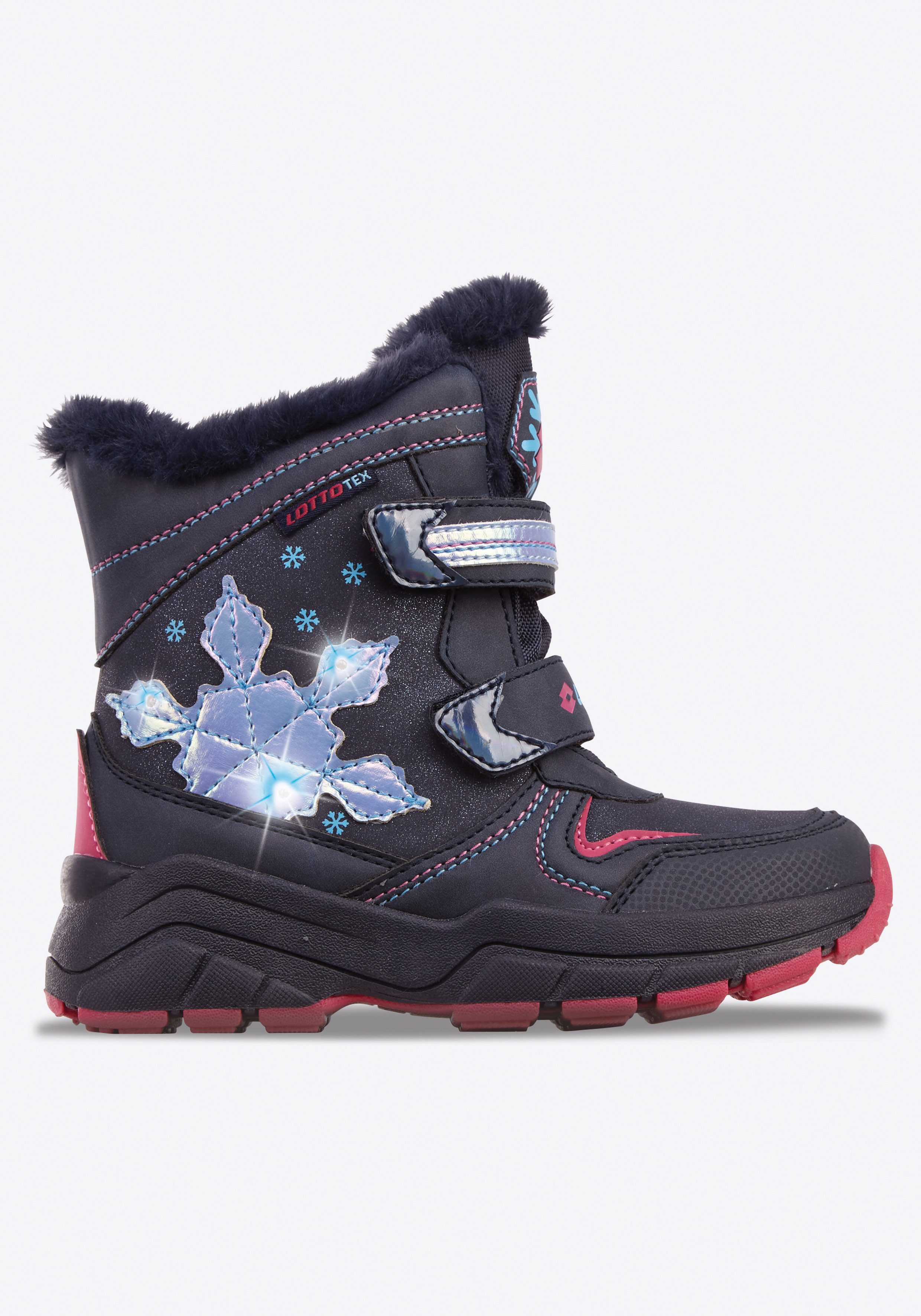 Lotto Winterboots (für Kinder) Winterschuhe, Winterstiefel, wasserdicht & mit Blinkfunktion
