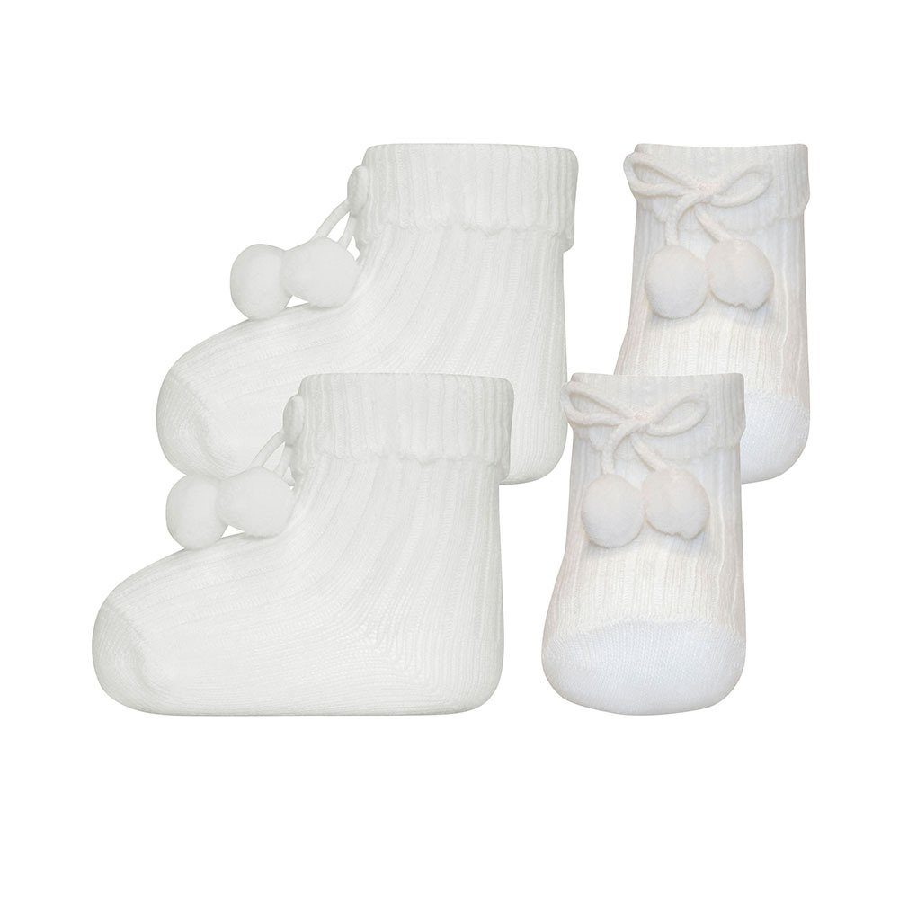Socken Newborn Socken Pom Pom