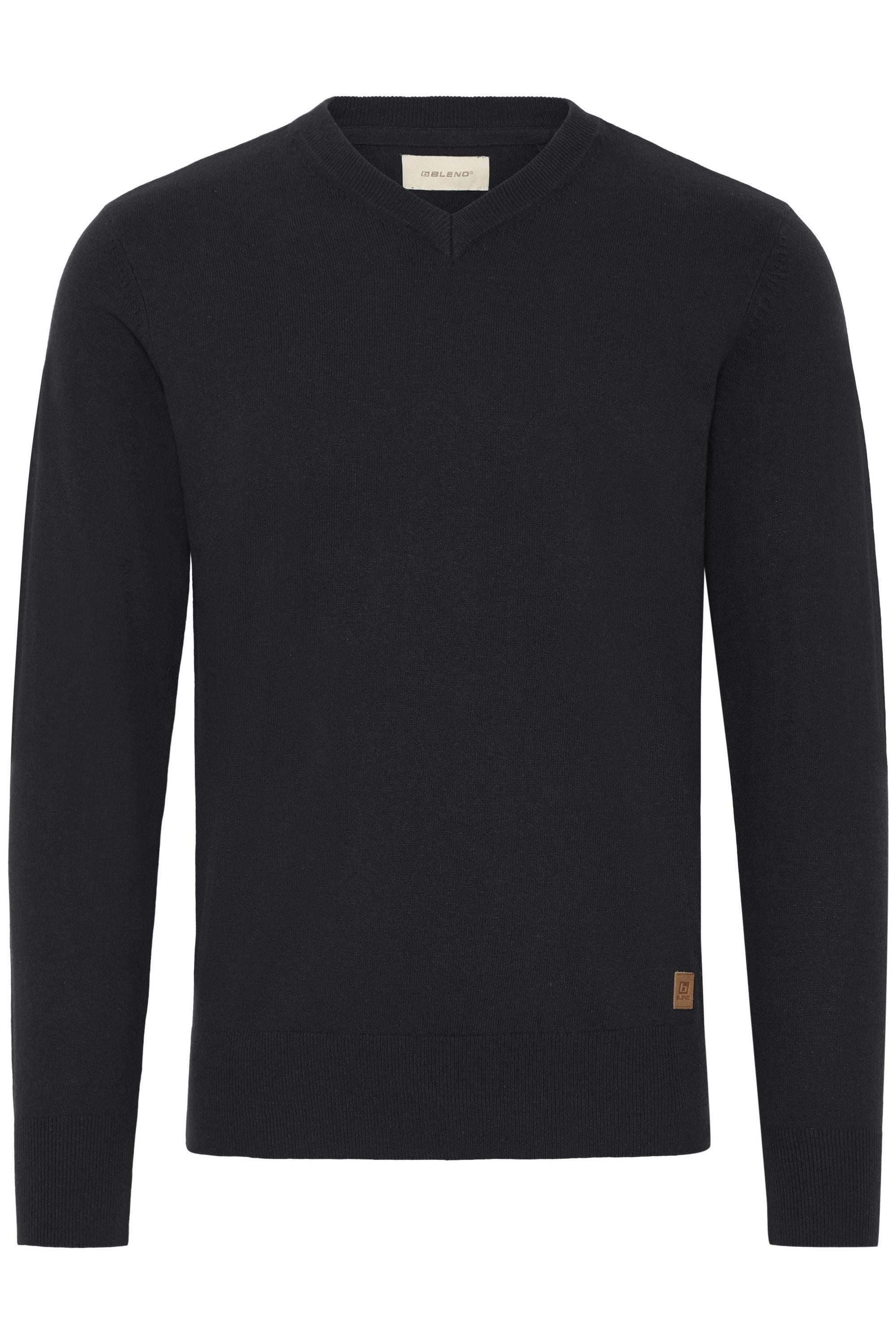 Blend V-Ausschnitt-Pullover BHFibi Stilvoller Strickpullover günstig online kaufen