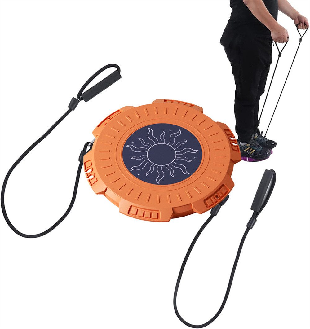 yhroo Balanceboard Drehscheibe mit Kordelzug, Balance Board Swing Board, Taille abnehmen, Übungsscheiben und Übungen für Hüfte und unteren Rücken
