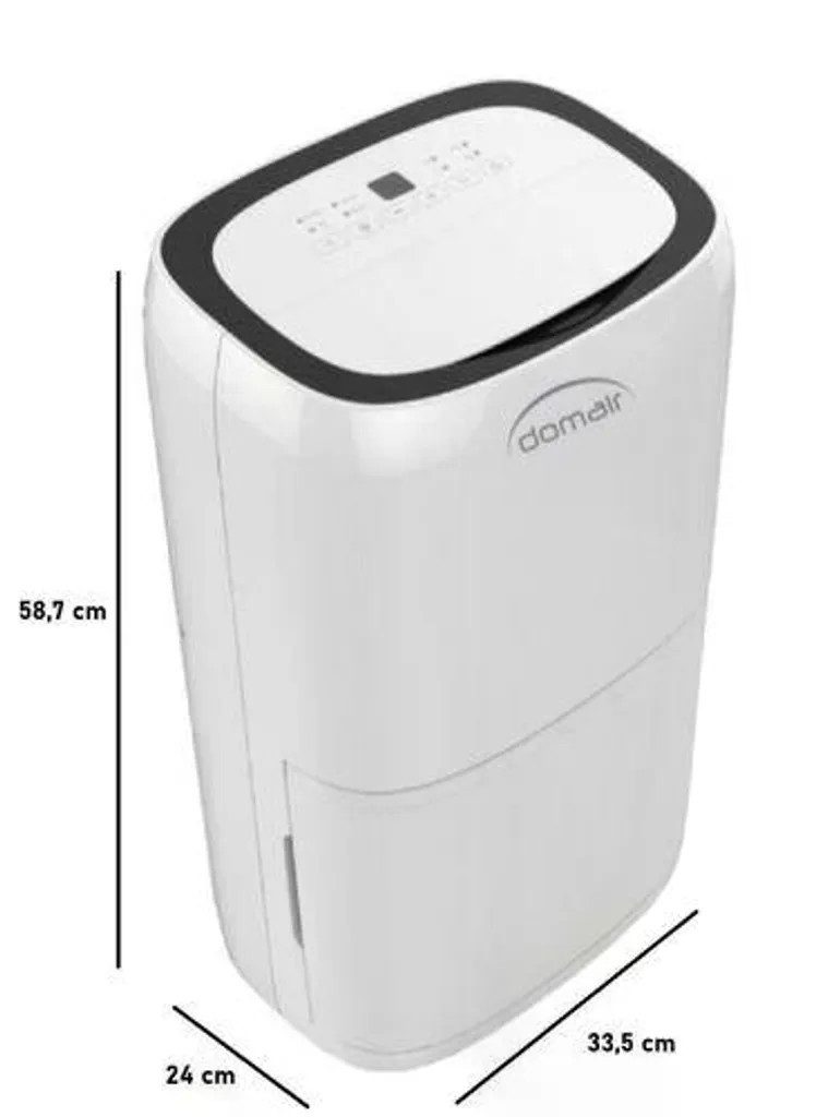 JUNG Luftentfeuchter Domair Luftentfeuchter 240W, 5,5Liter Wassertank, Hohe Entfeuchtungsleistung 16L Pro Tag, leiser Betrieb