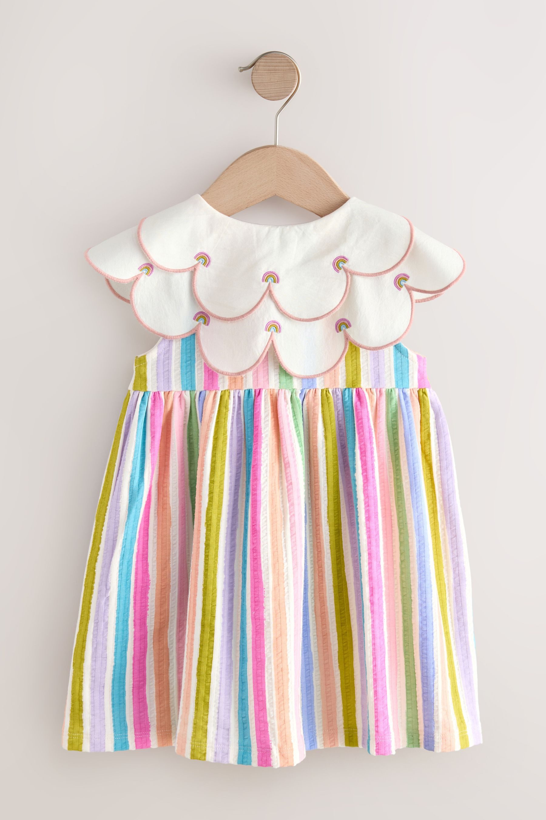 Next Sommerkleid Ärmelloses Sommerkleid mit Kragen günstig online kaufen