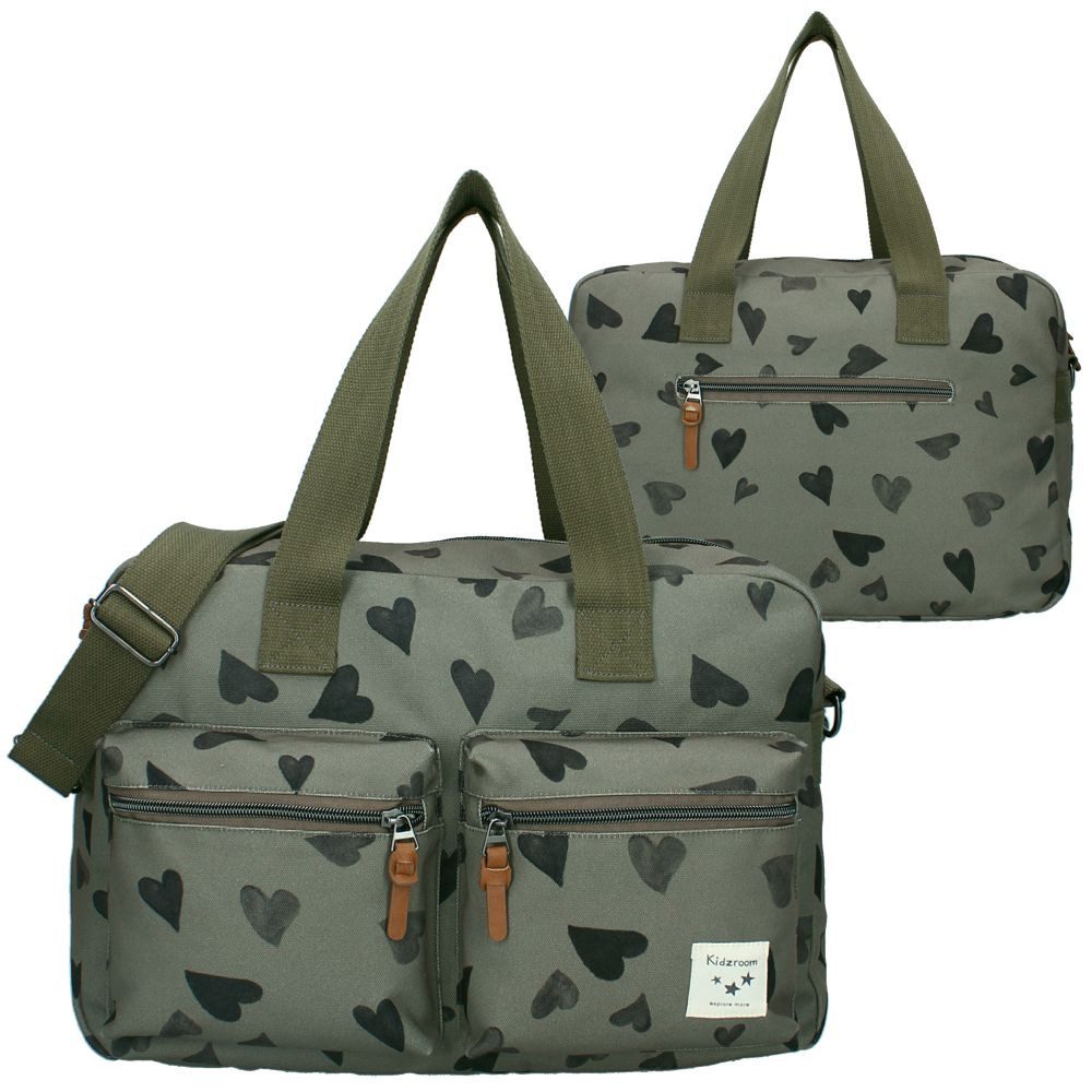 Vadobag Wickeltasche Große Grüne Baby Wickeltasche mit Wickelunterlage Kidzroom Care – Bild 2 von 5