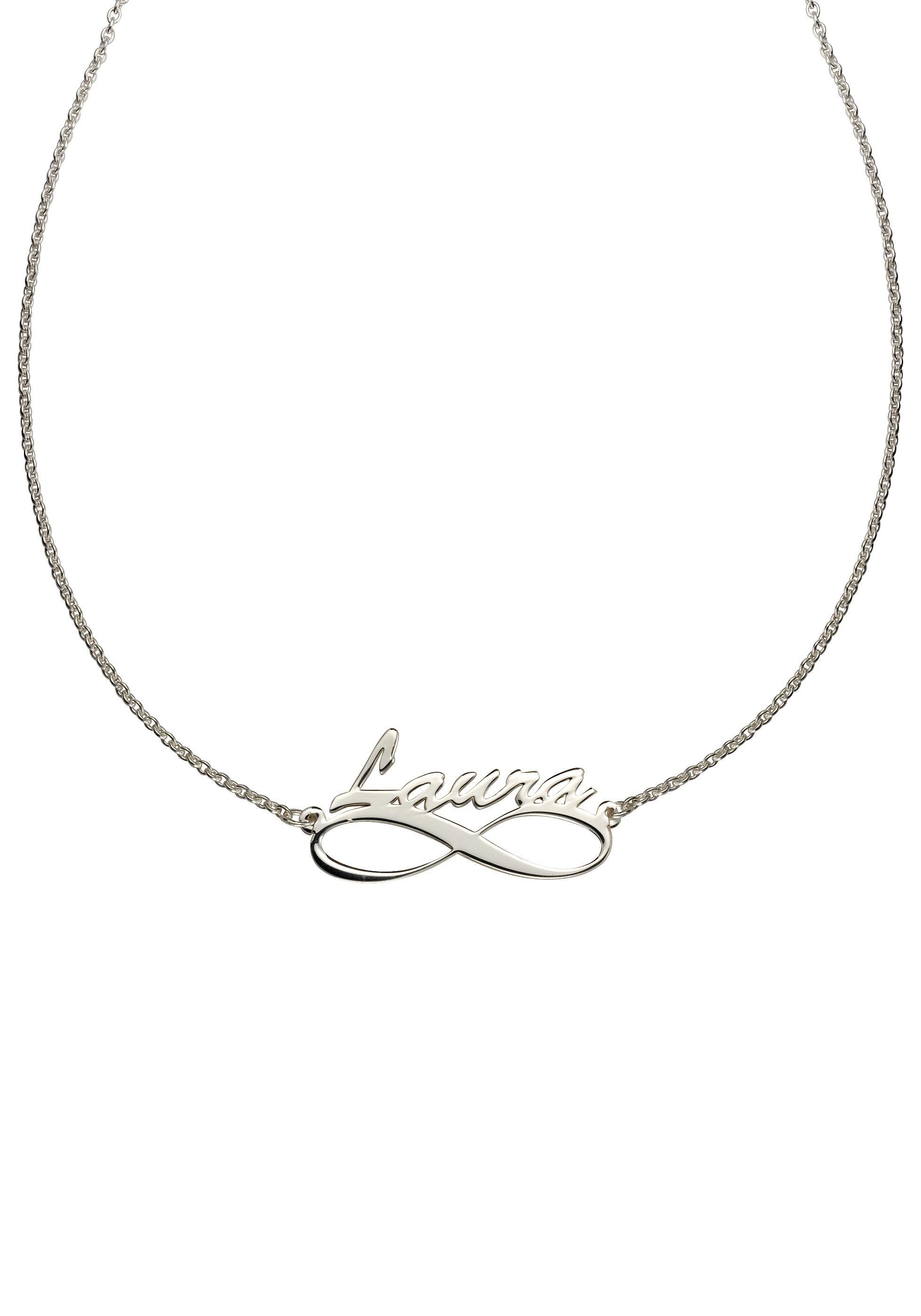 Firetti Namenskette Schmuck Geschenk Silber 925 Halskette mit deinem Namen